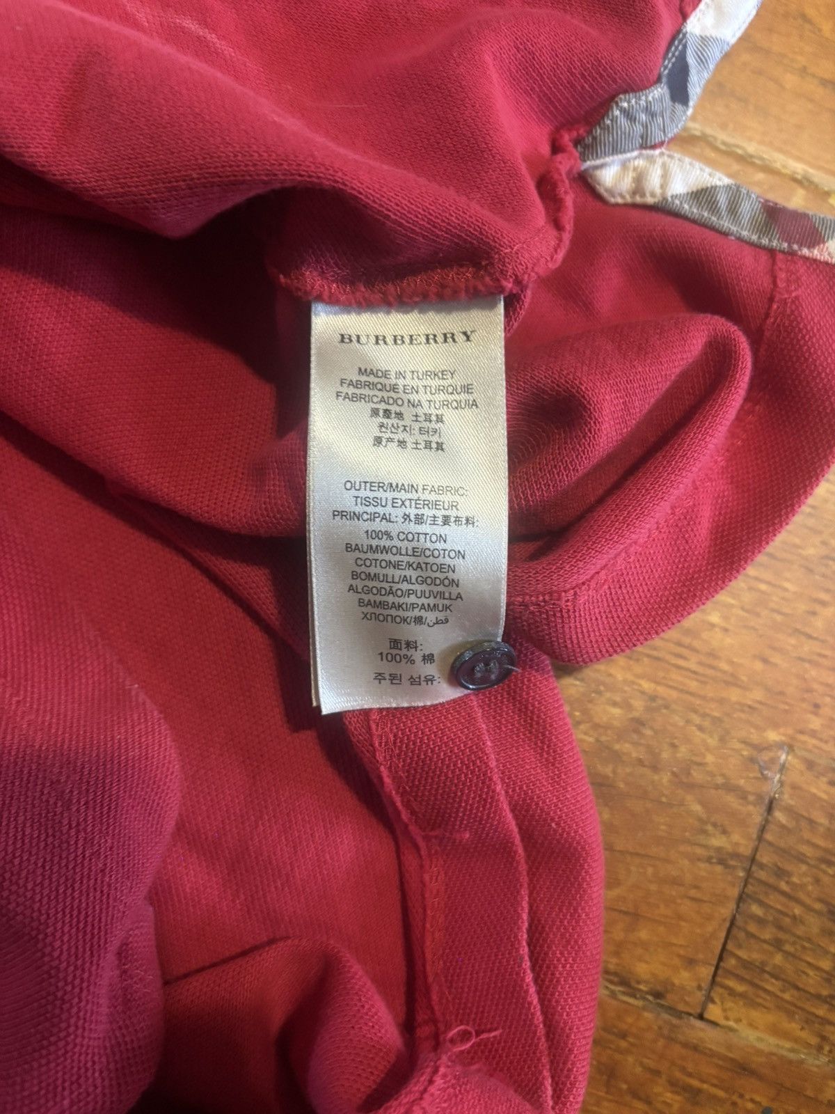 Burberry Burberry brit polo t shirt Size US XL / EU 56 / 4 - 4 Thumbnail