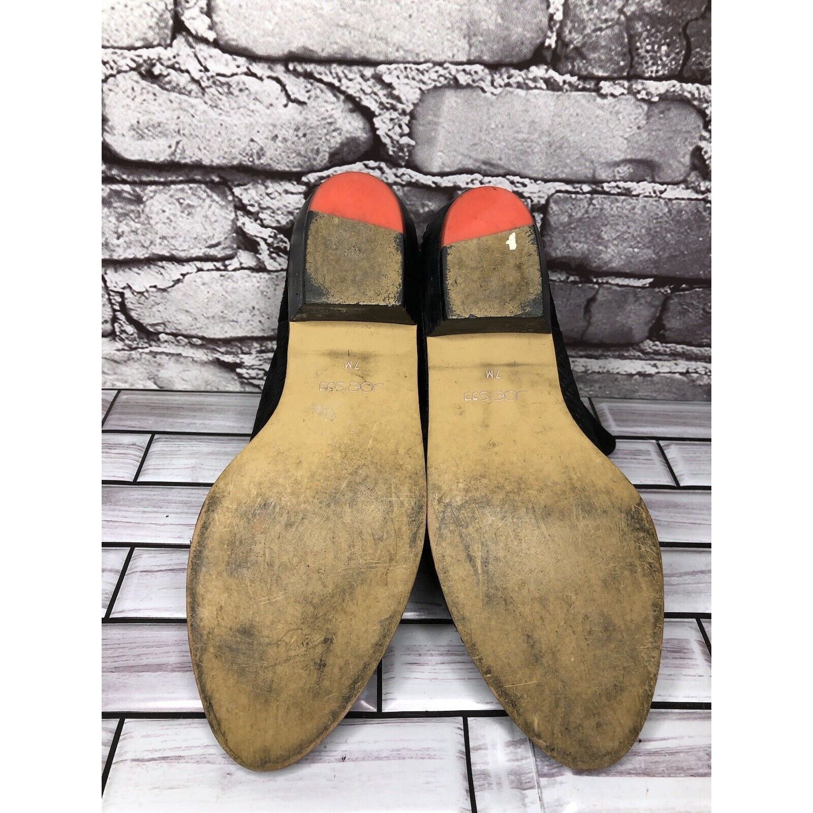 Joe's Joe's Black Suede Leather Western Casual Pull On Heel Boots Size US 7 / IT 37 - 6 Thumbnail