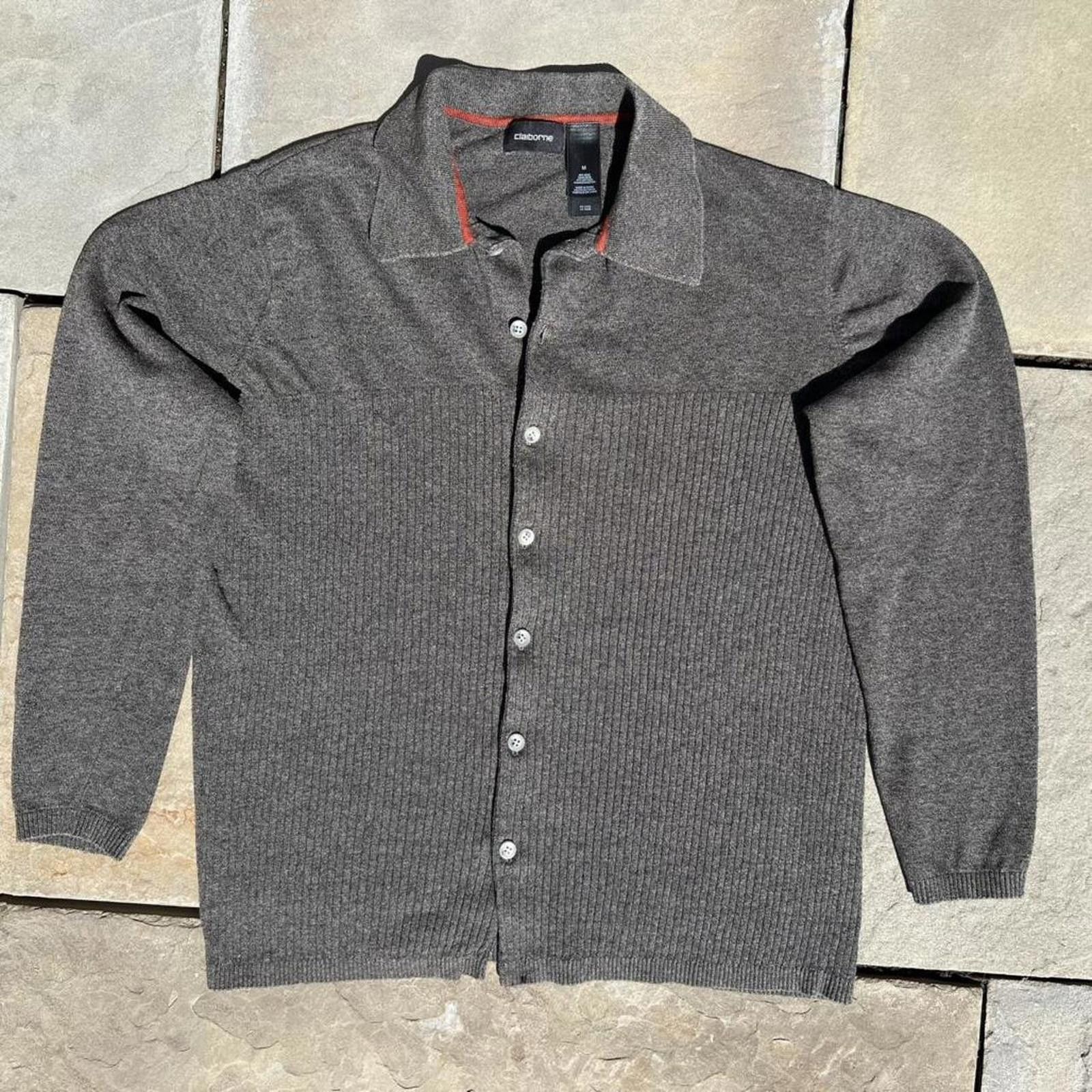 Liz Claiborne Vintage Y2K Silk Blend Button Down Cardigan Sweater Size US S / EU 44-46 / 1 - 1 Thumbnail