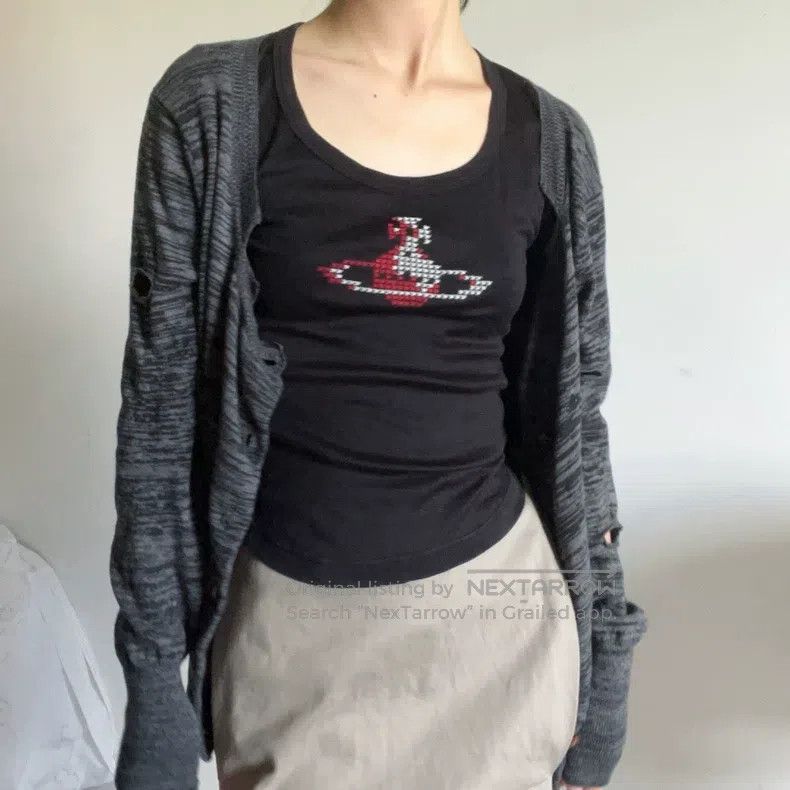 Vivienne Westwood Vivienne Westwood Golden Orb Embroidered Short-Sleeve Crew Size S / US 4 / IT 40 - 4 Thumbnail
