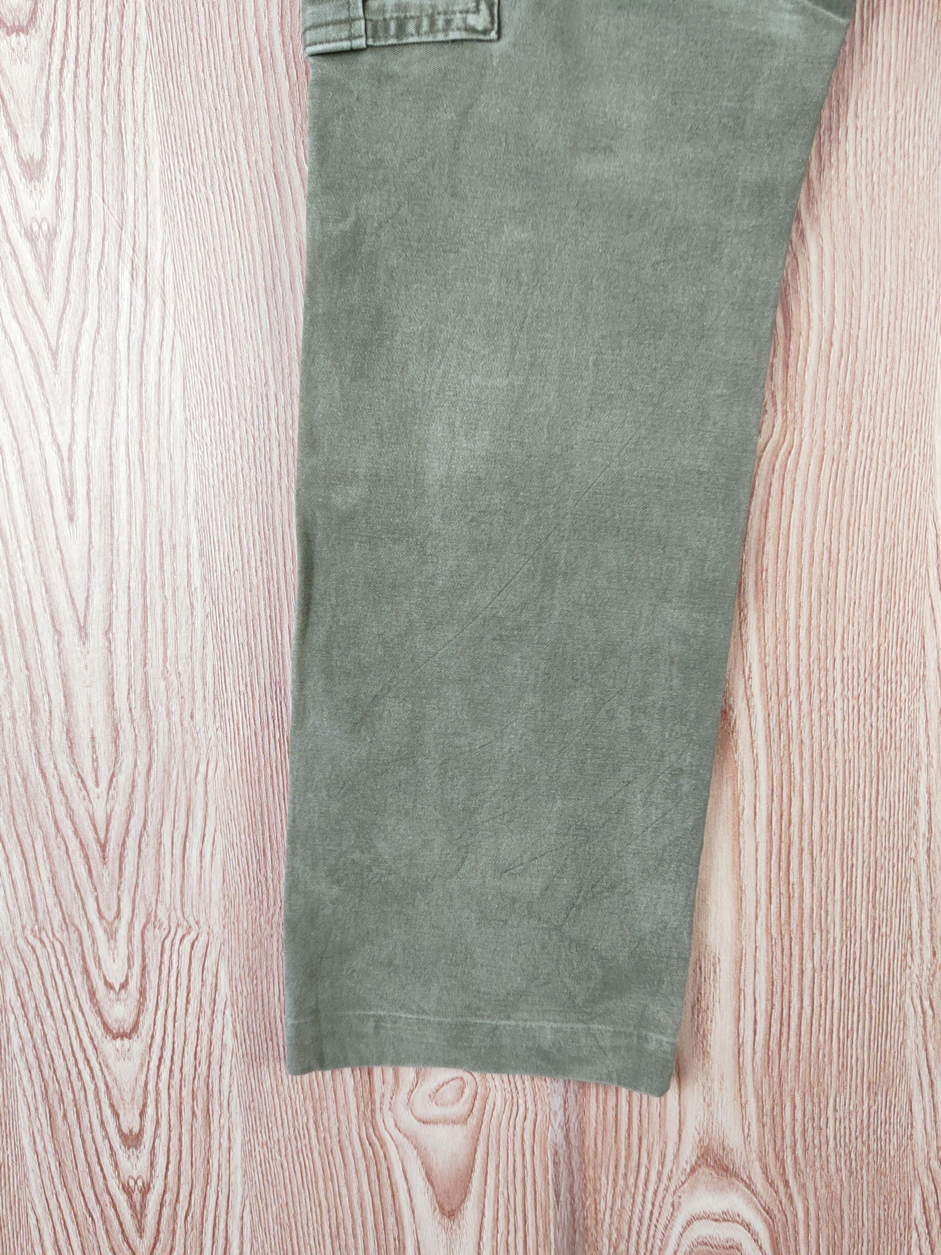 Japanese Brand Back Number Green Multipocket Tactical Cargo Pants #W637 Size US 31 - 11 Thumbnail