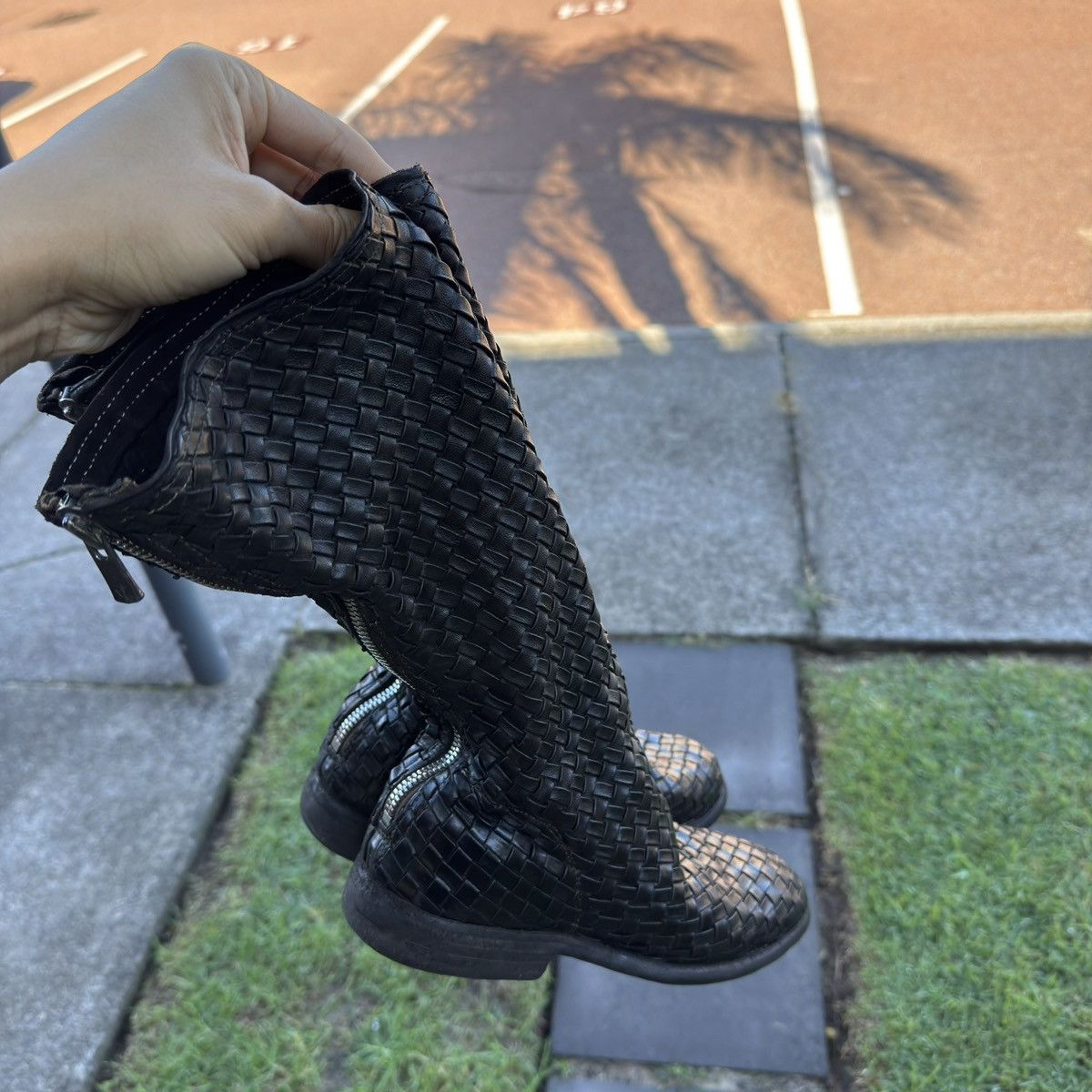 Guidi Rare, brand-new Guidi Archive 989 woven long boots, size 42 Size US 9 / EU 42 - 12 Thumbnail