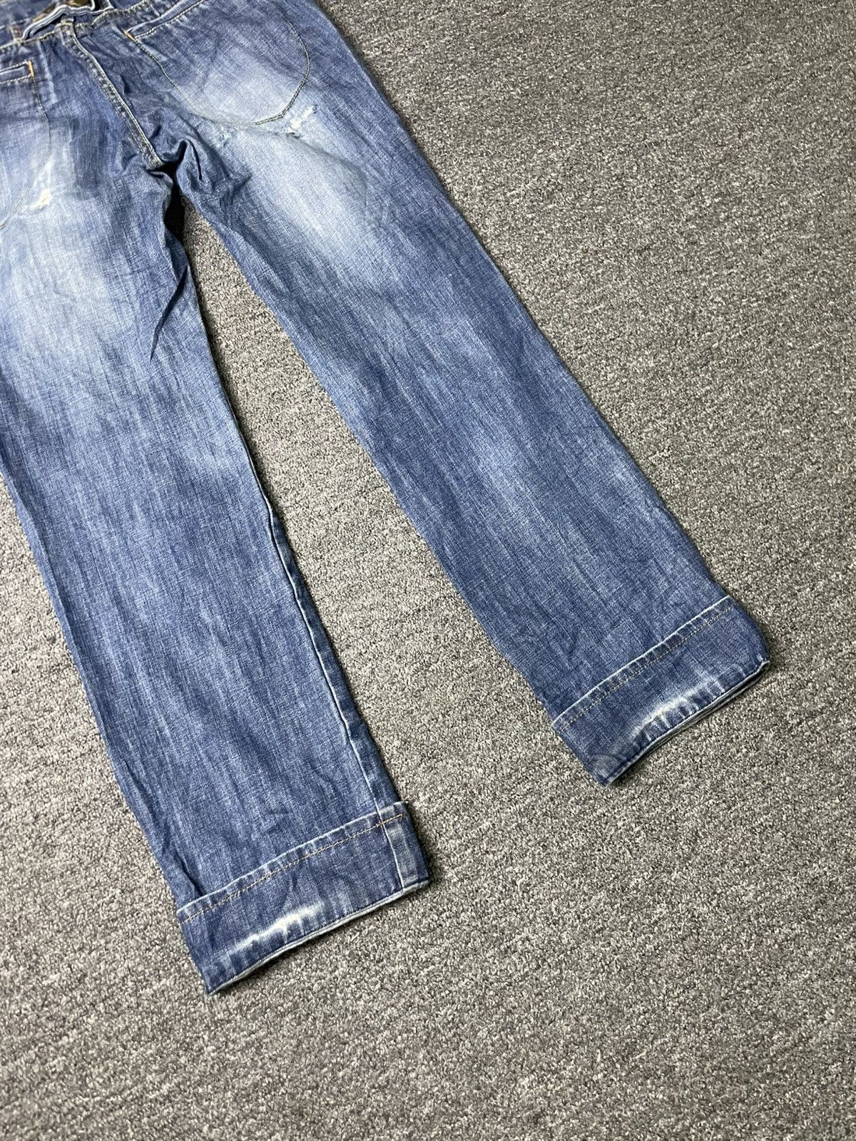 Japanese Brand × Vintage NUSY JEANS Brand Ripped Distressed Denim (83) Size US 32 / EU 48 - 18 Thumbnail