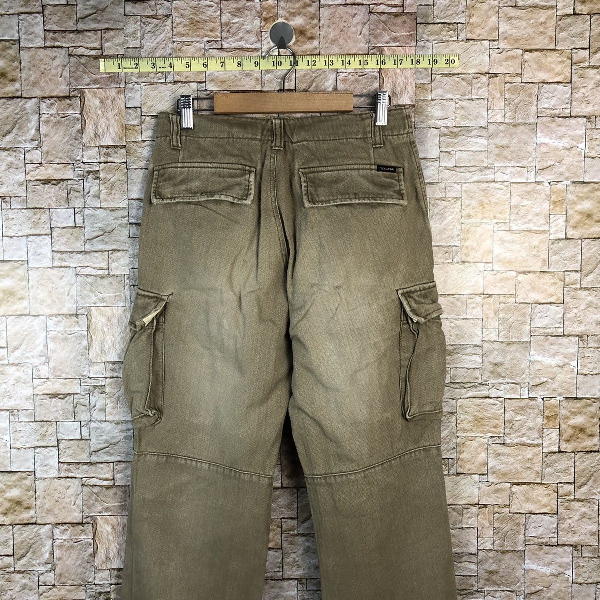 Japanese Brand Think Pink faded Cargo utility Multipocket Pants #A1160 Size US 29 - 17 Thumbnail