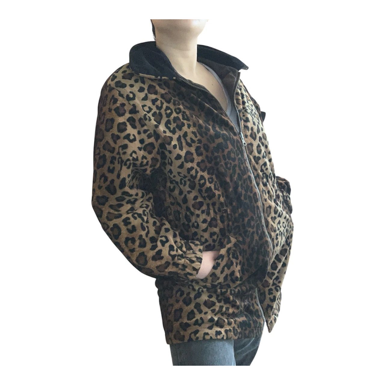 Vintage Vintage 80s Women’s Brown Reversible Winter Overcoat Size M / US 6-8 / IT 42-44 - 13 Thumbnail