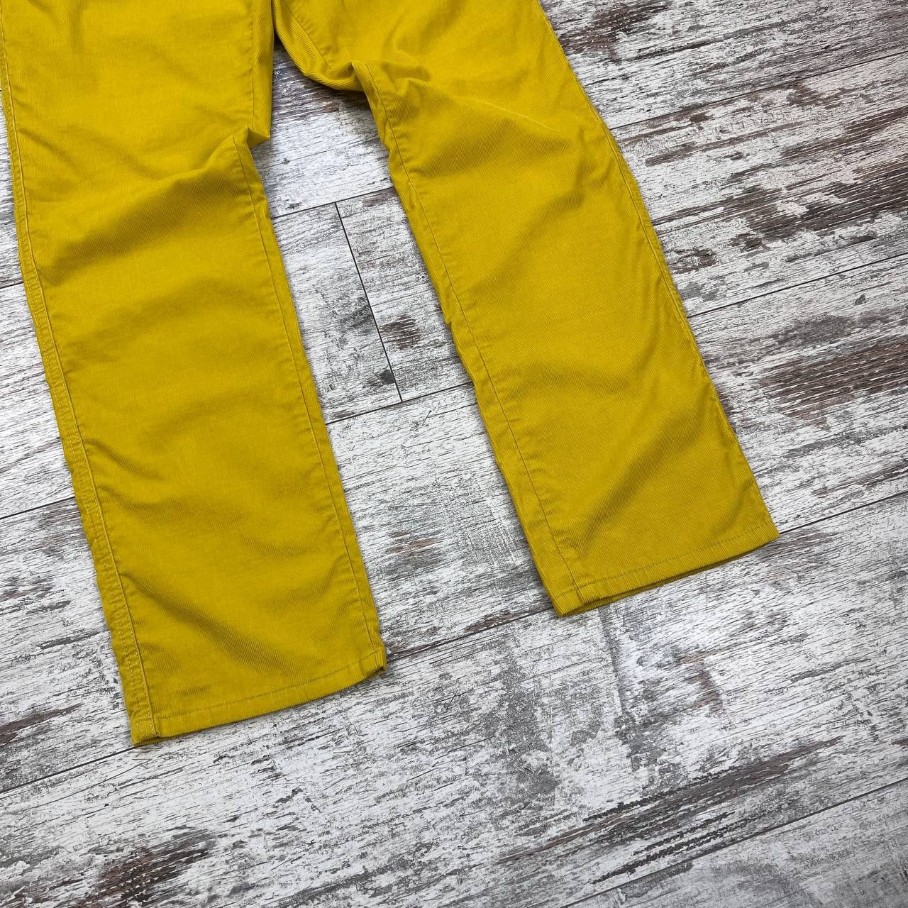 Salvatore Ferragamo Salvatore Ferragamo Сorduroy Yellow Pants Size US 32 / EU 48 - 3 Thumbnail