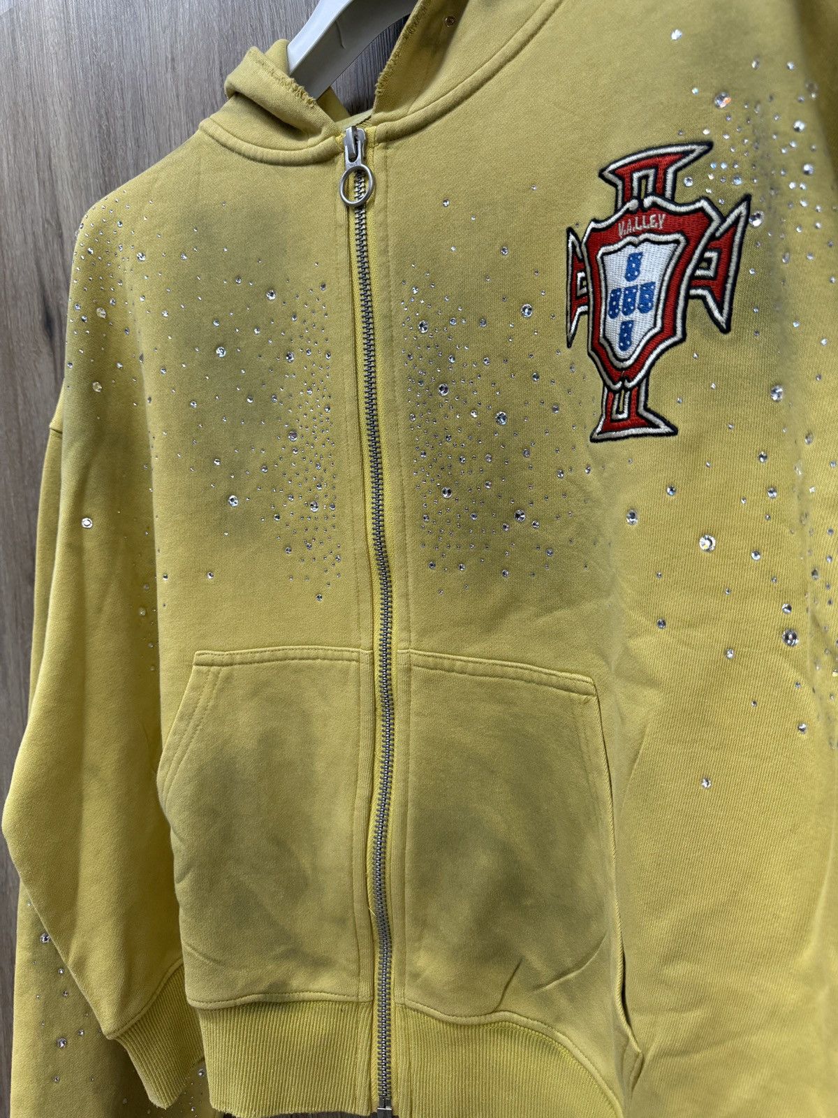 Vale Vale Yellow Zip Up Hoodie Size US XXL / EU 58 / 5 - 4 Thumbnail