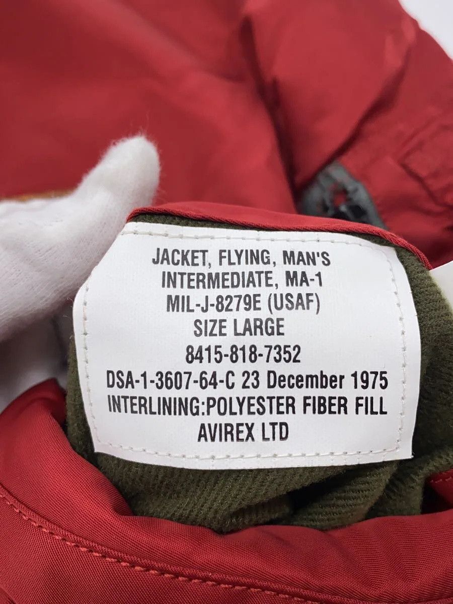 Avirex Avirex Plain Nylon Flight Jacket Bordeaux Size US L / EU 52-54 / 3 - 3 Thumbnail