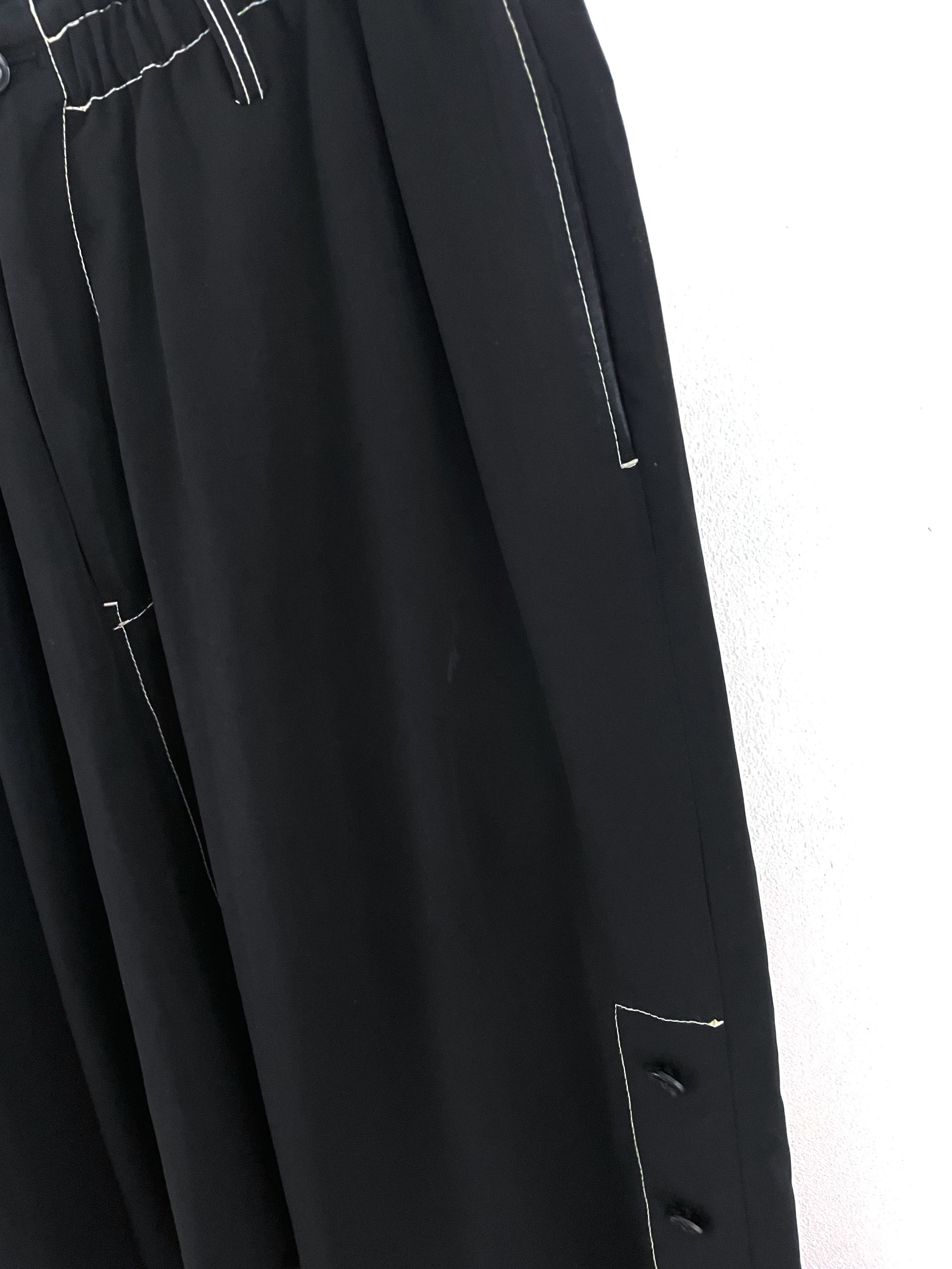 Yohji Yamamoto Contrast Stitch Pants Size US 34 / EU 50 - 8 Thumbnail