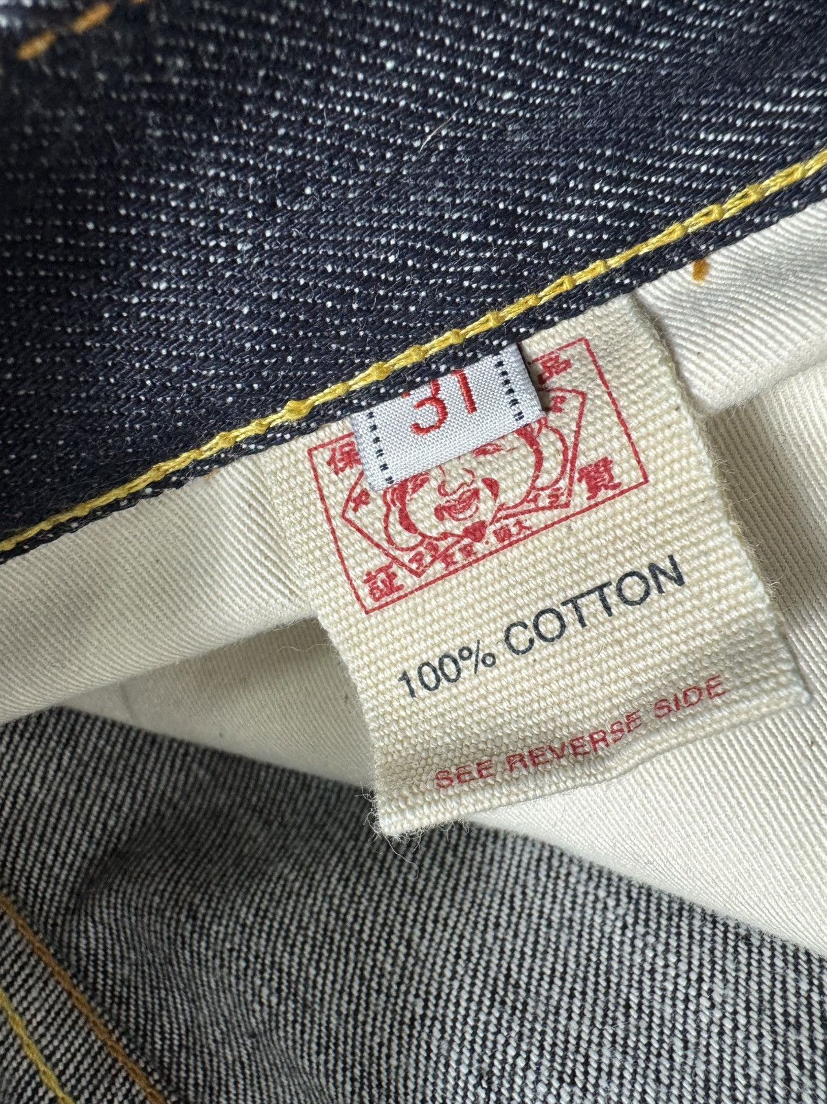 Evisu Evisu Denim Jeans Big Logo Vintage Size 31 Size US 31 - 5 Thumbnail