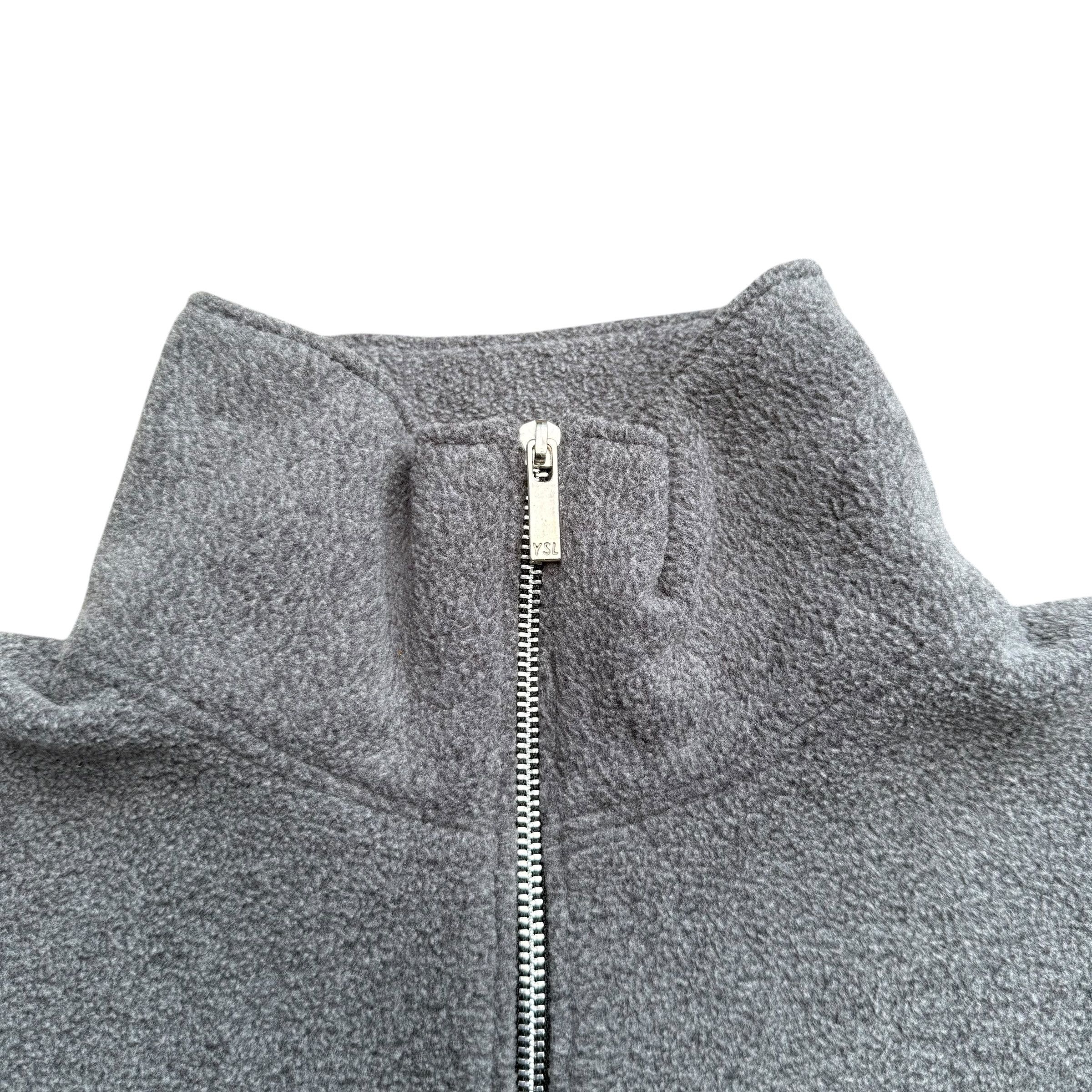 Yves Saint Laurent Vintage YSL Halfzip Jacket Size US L / EU 52-54 / 3 - 8 Thumbnail