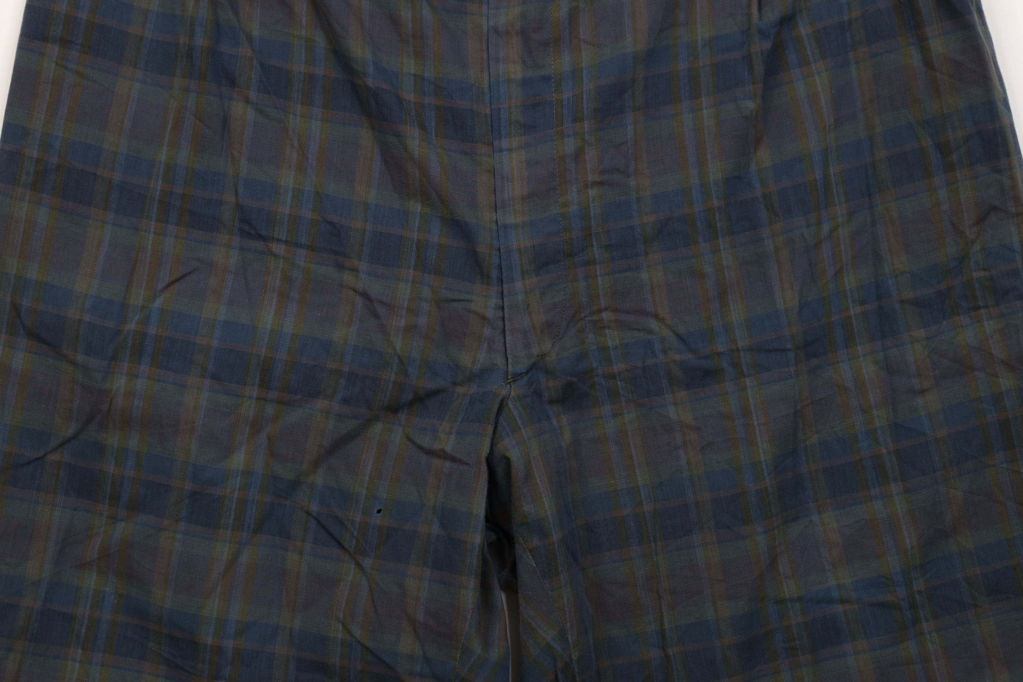 Vintage Vintage 50s Streetwear Madras Lightweight Chino Shorts USA Size US 38 / EU 54 - 3 Thumbnail