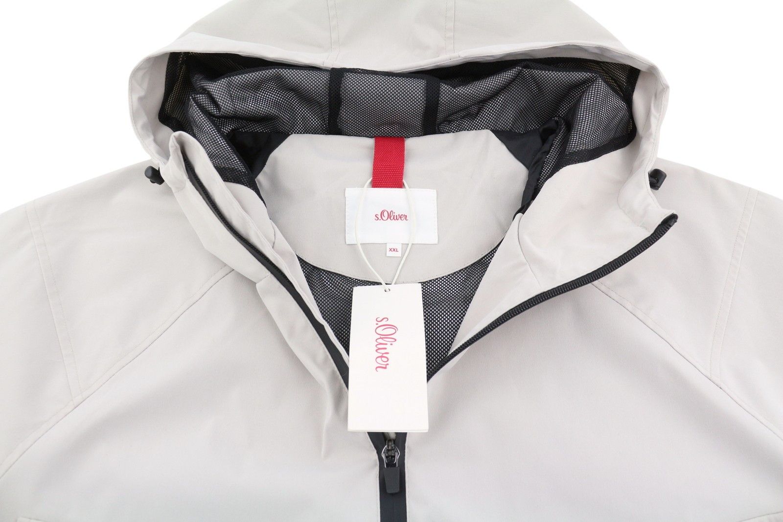 s.Oliver 2XL Light Grey Mesh Lined Hooded Full Zip 88014 Size US XXL / EU 58 / 5 - 5 Thumbnail