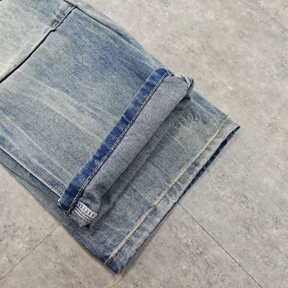 Japanese Brand × Vintage Baggy Vintage blue pleated jeans Size US 31 - 7 Thumbnail