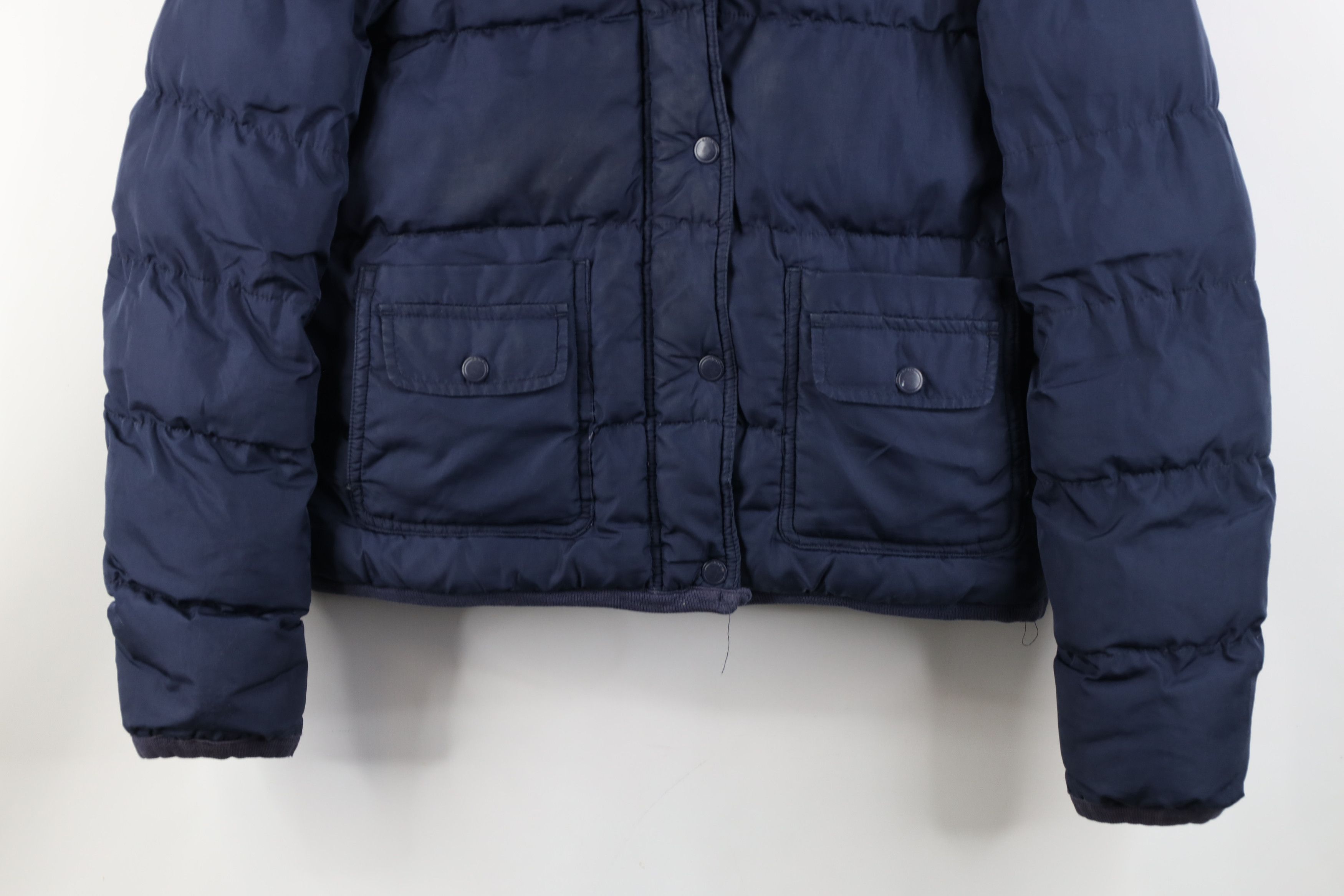 Aeropostale Vintage 90s Y2K Aeropostale Faux Fur Cropped Puffer Jacket Size M / US 6-8 / IT 42-44 - 3 Thumbnail