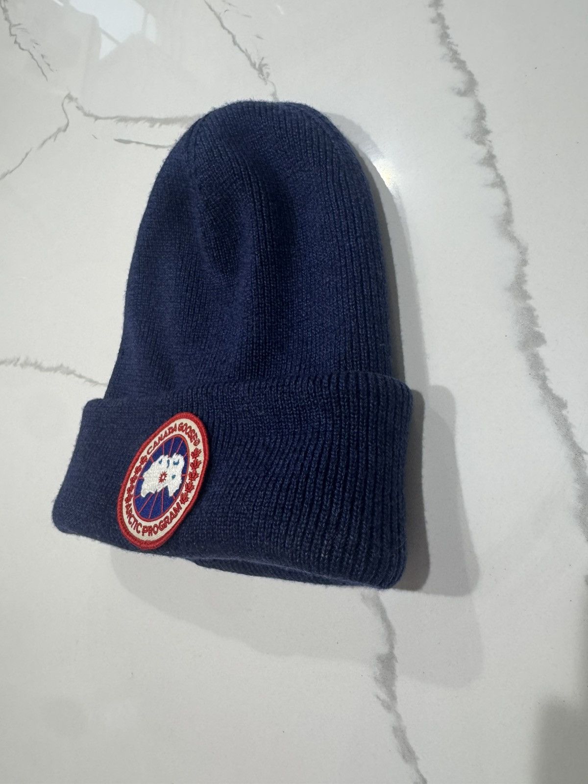 Canada Goose Canada Goose Navy Arctic Program Beanie Size ONE SIZE - 3 Thumbnail