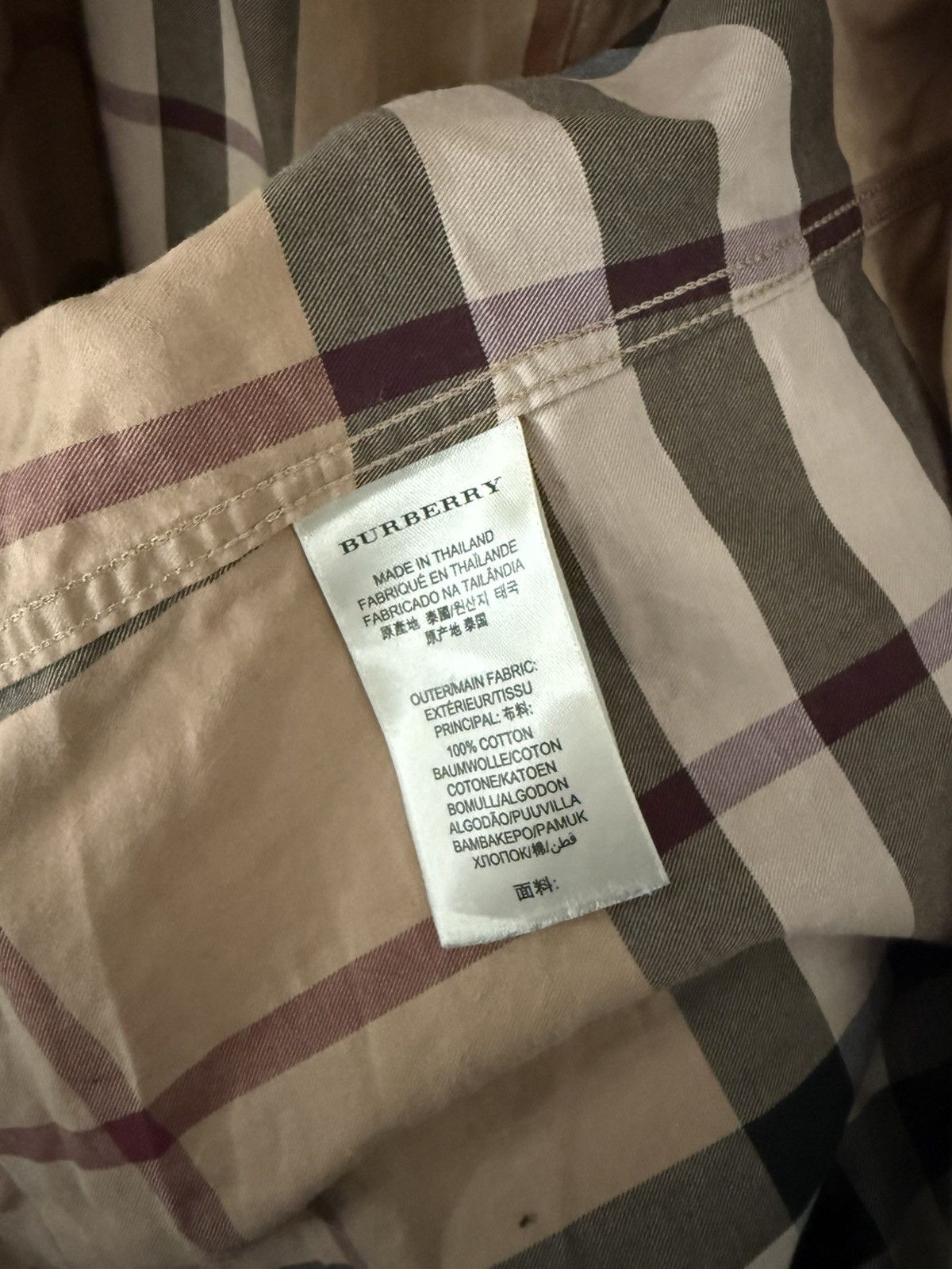 Burberry Burberry Plaid Button Down Size US XL / EU 56 / 4 - 4 Thumbnail