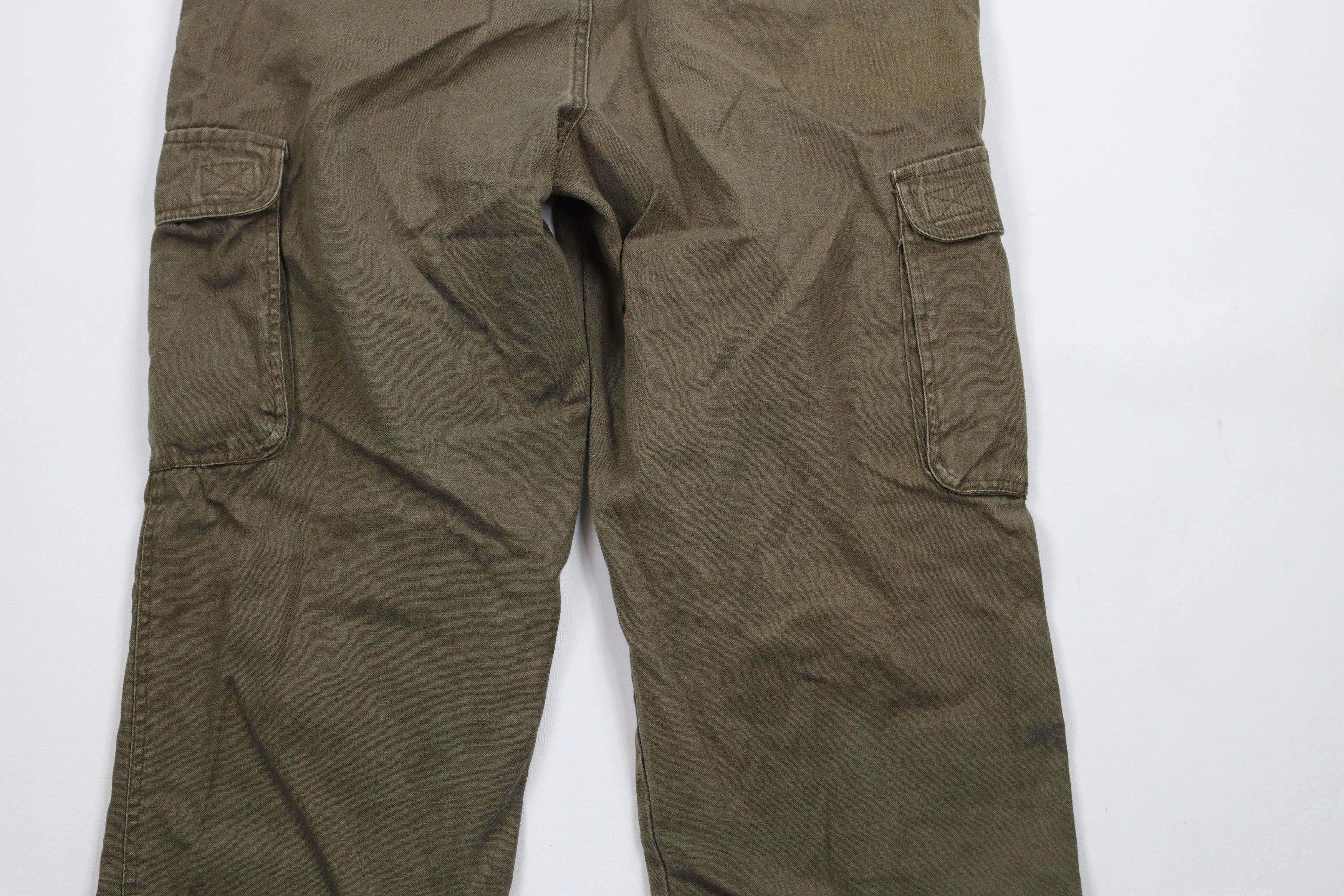 Vintage Vintage 90s Streetwear Pleated Military Surplus Cargo Pants Size US 34 / EU 50 - 11 Thumbnail