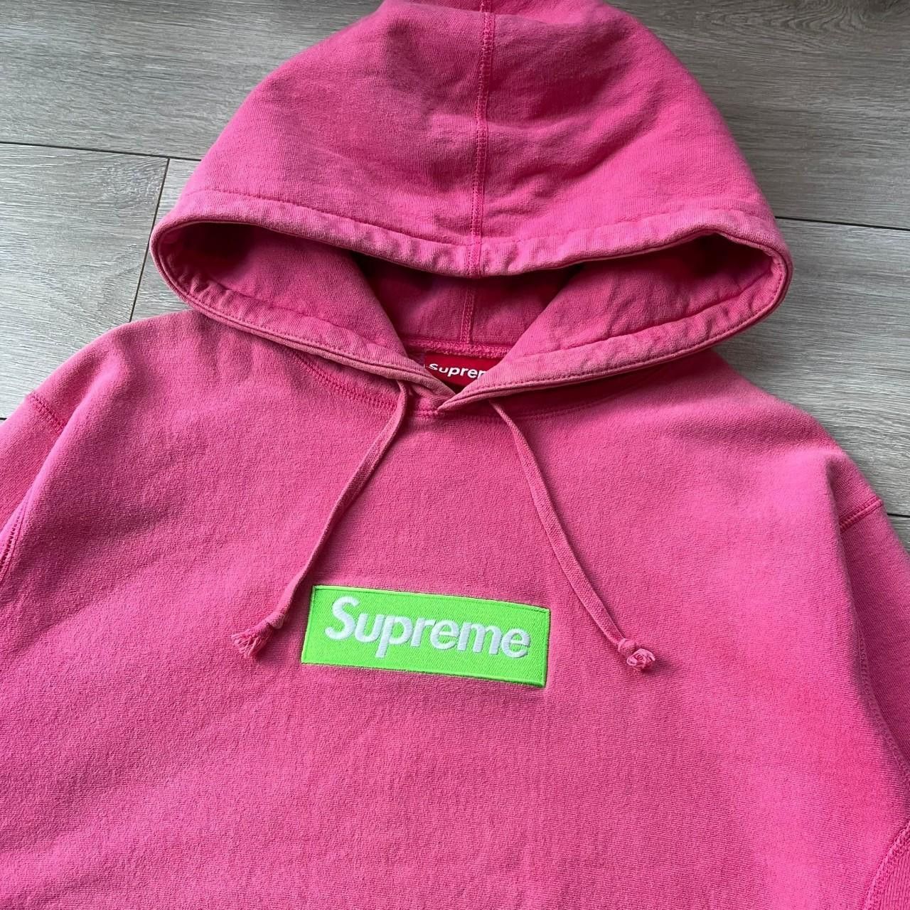 Supreme Supreme Box Logo Hooded Sweatshirt Magenta FW17 Size Large Size US L / EU 52-54 / 3 - 2 Thumbnail