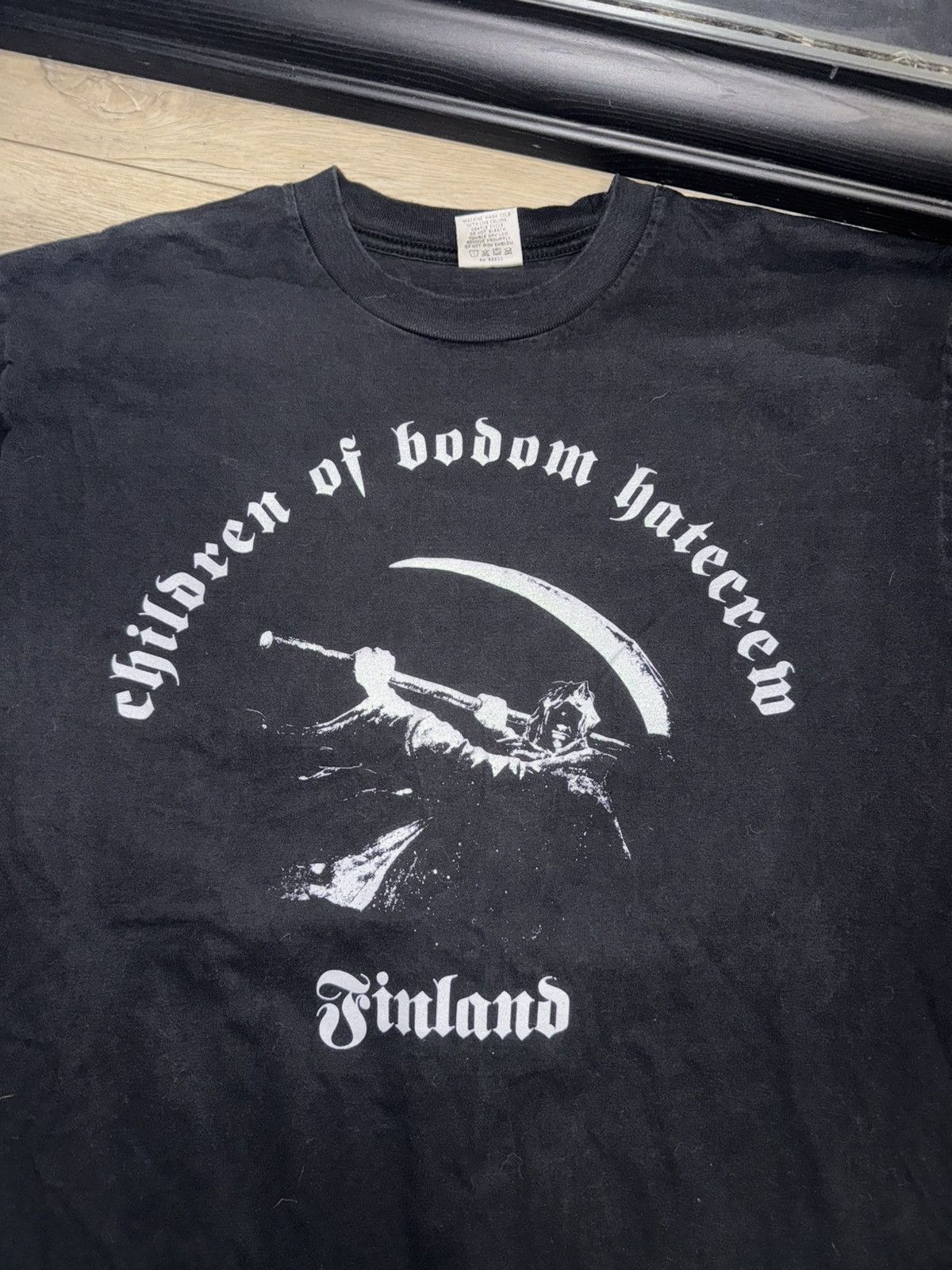 Band Tees × Vintage Rare Vintage 1990s Children Of Bodem Finland Tour Shirt Size US L / EU 52-54 / 3 - 2 Thumbnail