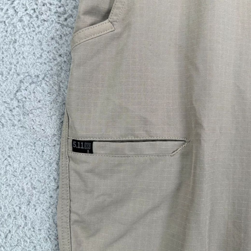 Vintage 5.11 Tactical Cargo Pants Mens 40X32 Beige Tech Ripstop Military Straight Pants Size US 40 / EU 56 - 6 Thumbnail