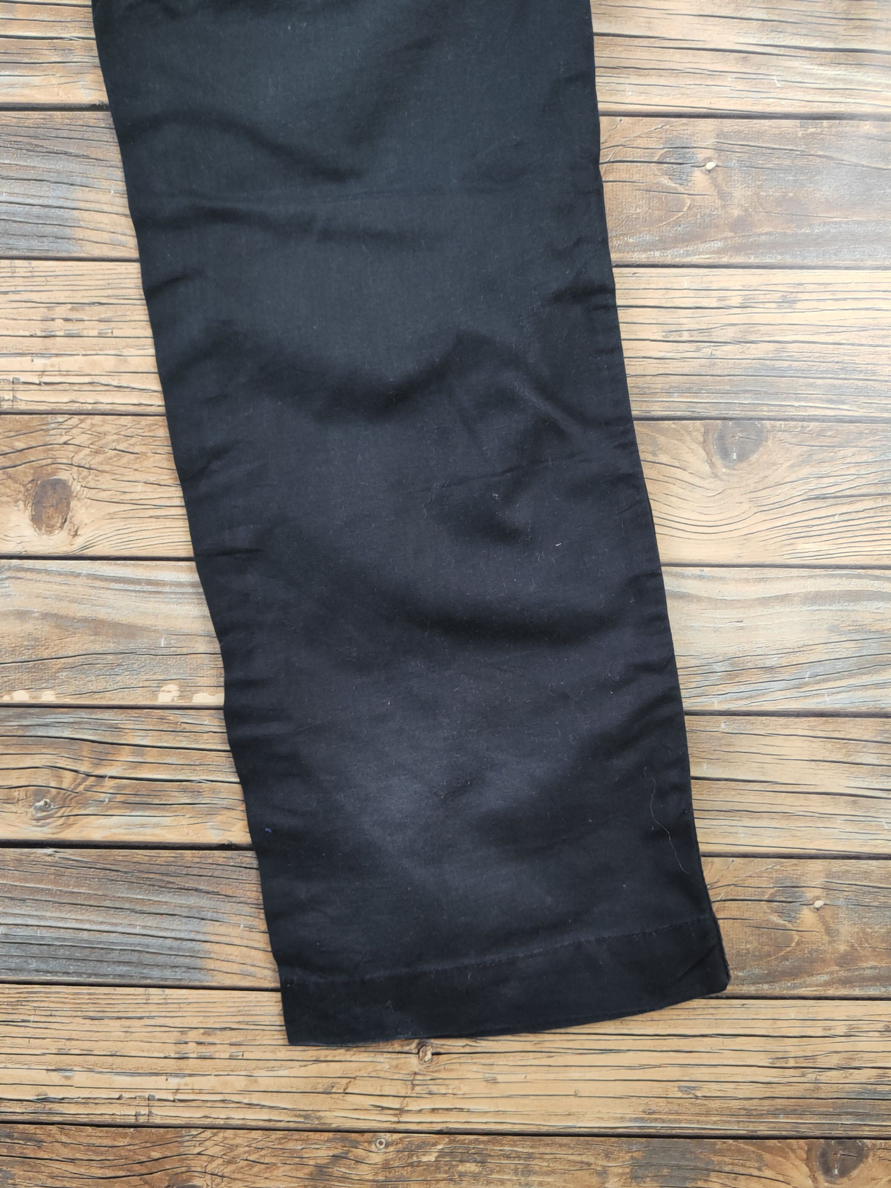 Japanese Brand Back Number Black Multipocket Tactical Cargo Pants #W1859 Size US 33 - 11 Thumbnail