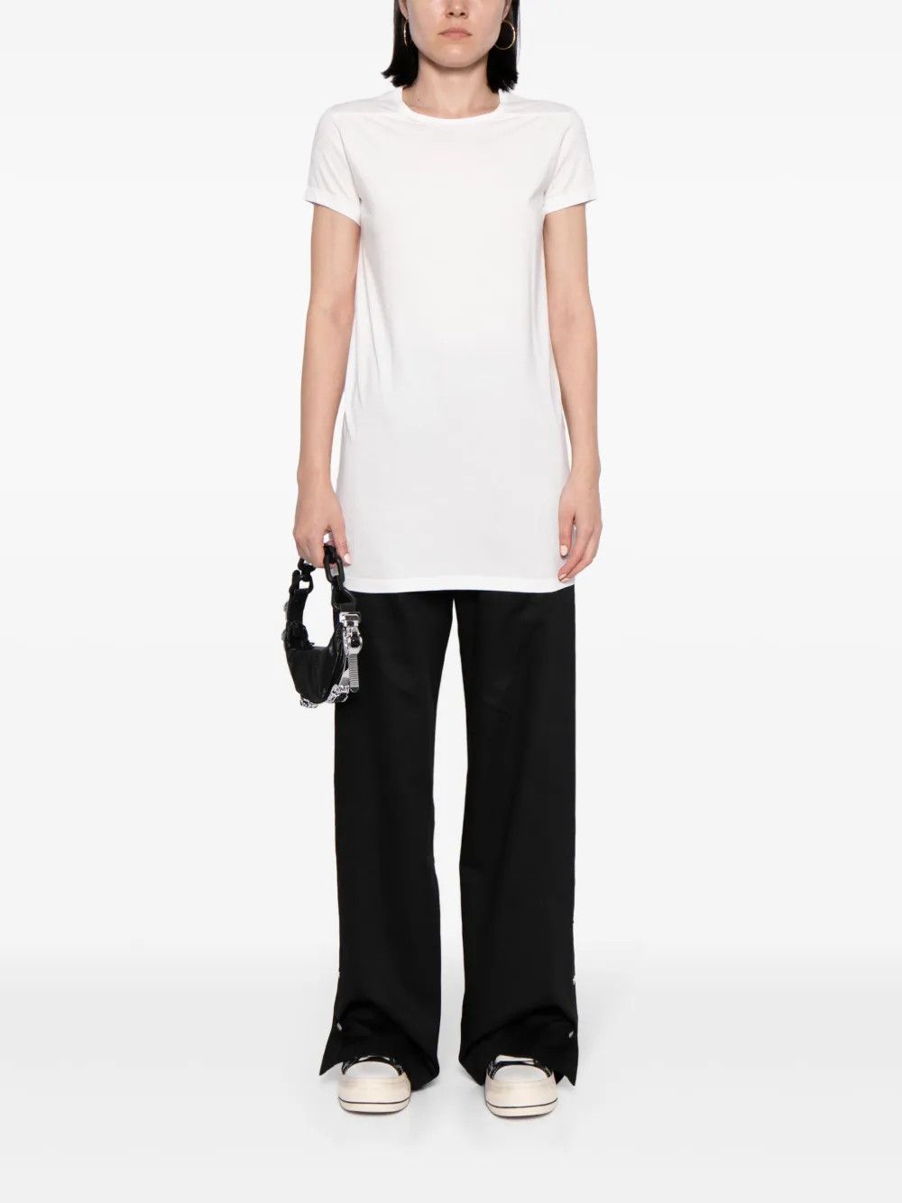 Rick Owens o1y0126 Crewneck T-Shirt in White Size S / US 4 / IT 40 - 5 Thumbnail