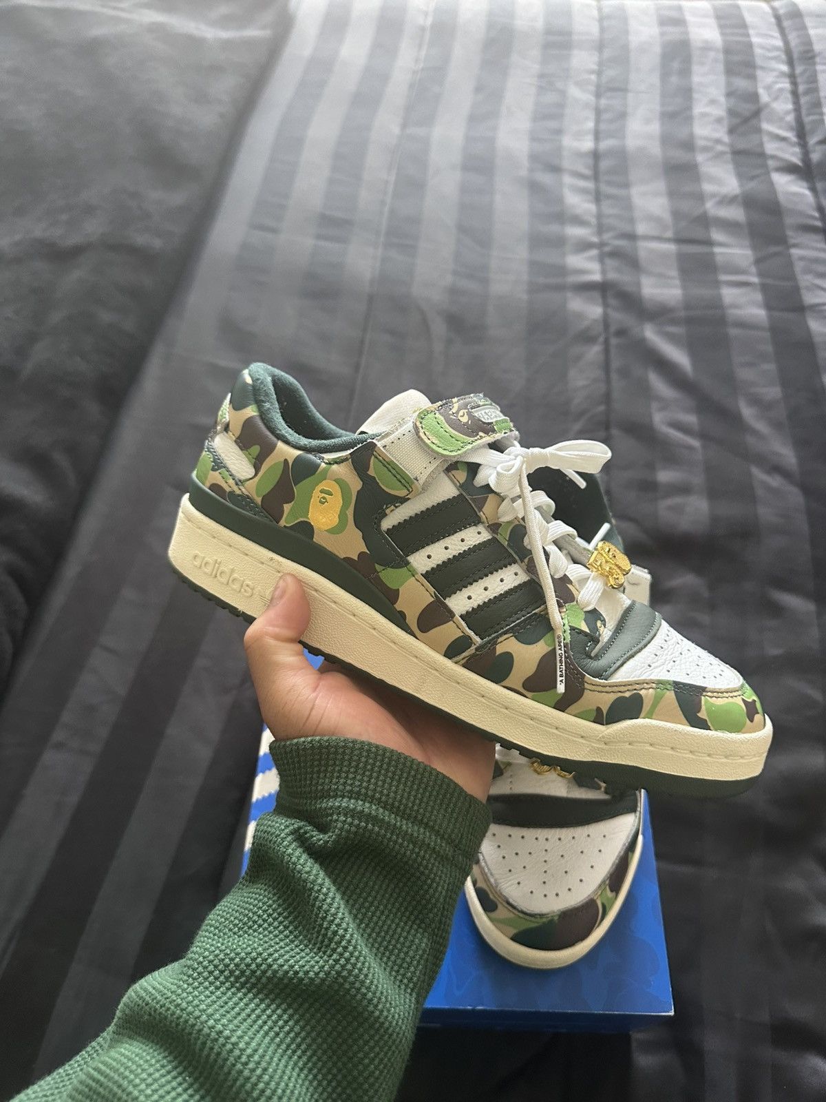 Adidas Bape Forum Low Size US 7.5 / EU 40-41 - 2 Thumbnail