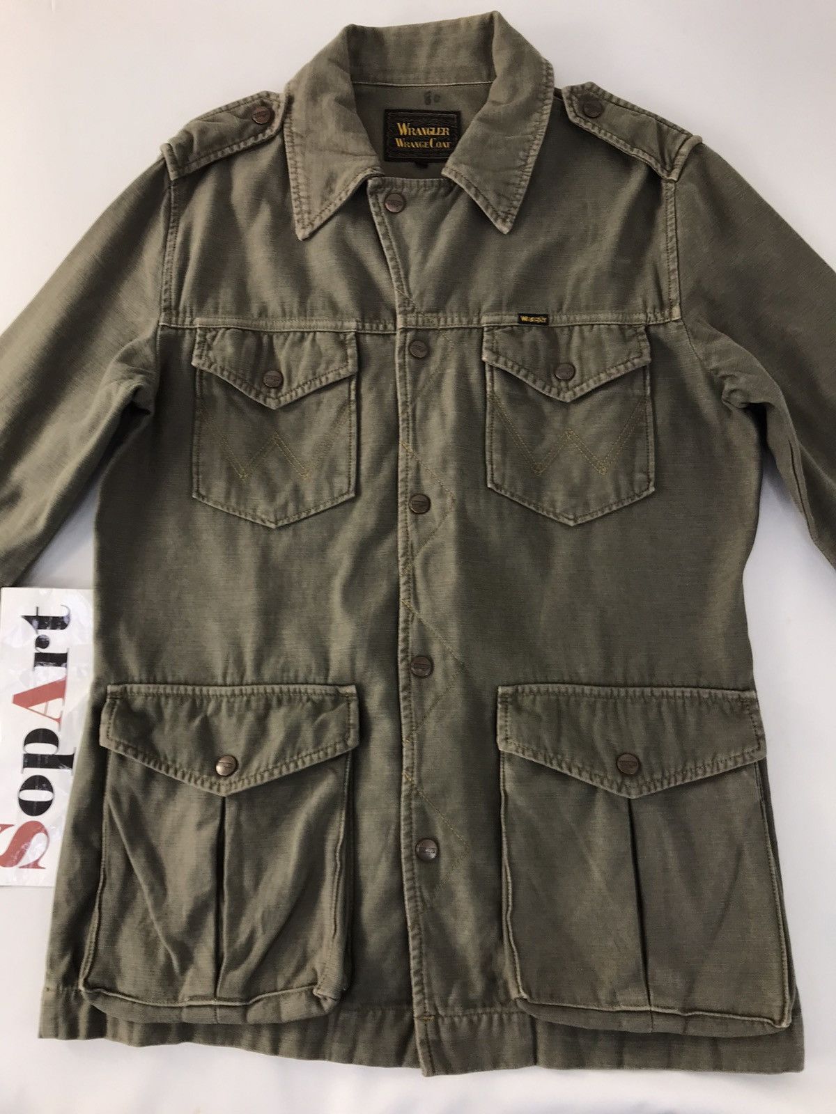 Vintage × Wrangler Vintage Wrangler WrangeCoat Snap Button Up Pocket Size US L / EU 52-54 / 3 - 3 Thumbnail