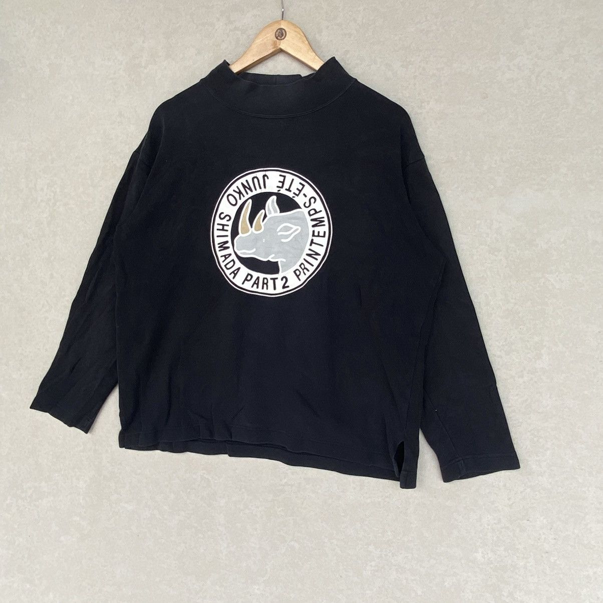Other Vintage Junko Shimada Rhinoceros Logo Big Printed Crewneck Size US M / EU 48-50 / 2 - 2 Thumbnail