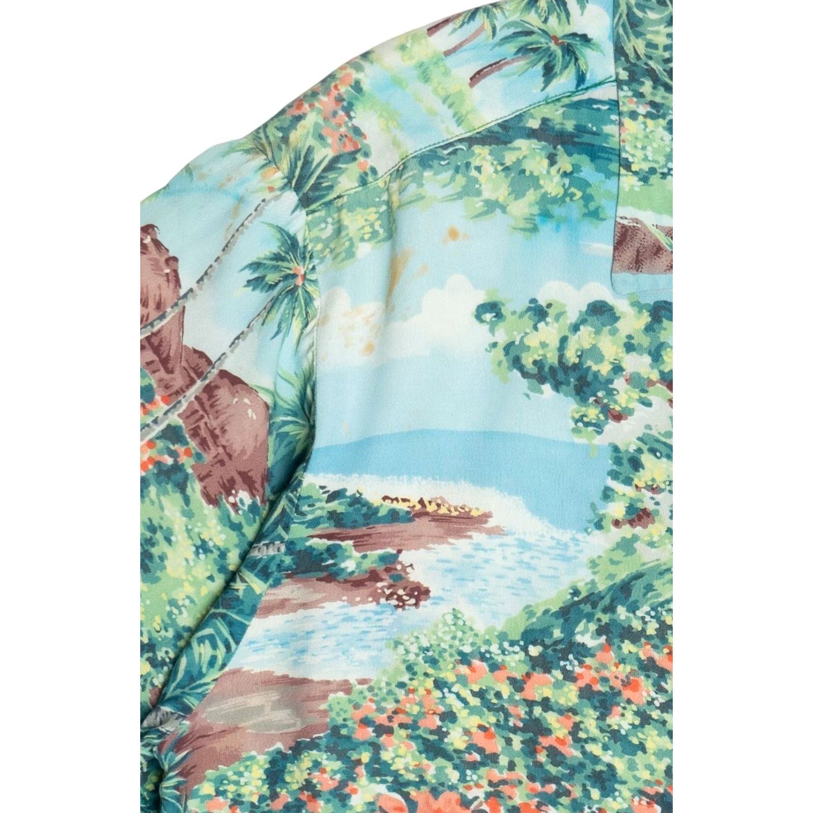 Vintage VINTAGE Royal Hawaiian Hawaiian Shirt Mens L Blue 1950s Decade Size US L / EU 52-54 / 3 - 6 Thumbnail