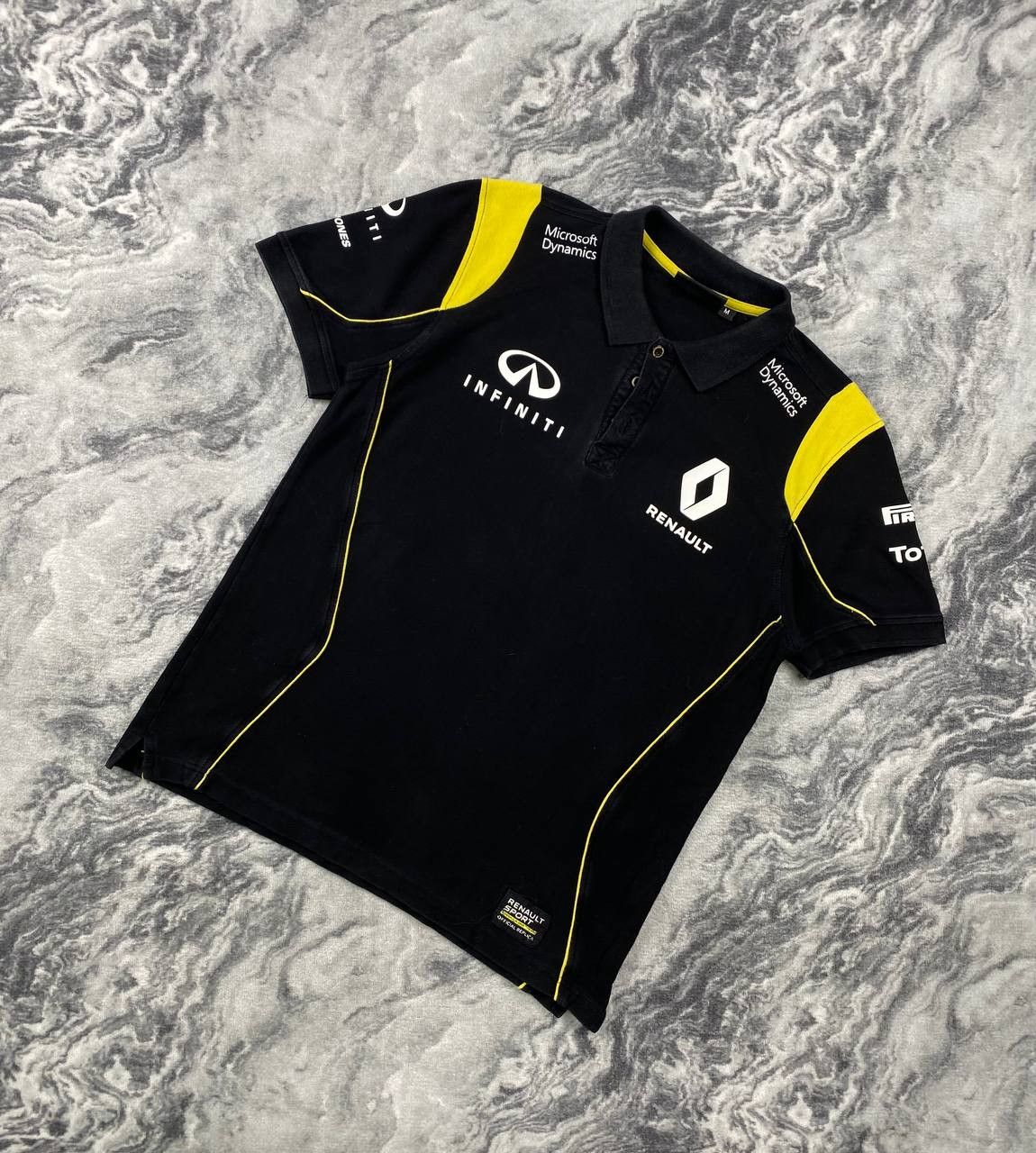 Vintage Infiniti Renault Racing Team Sport Formula F1 Polo Shirt Size US M / EU 48-50 / 2 - 1 Thumbnail