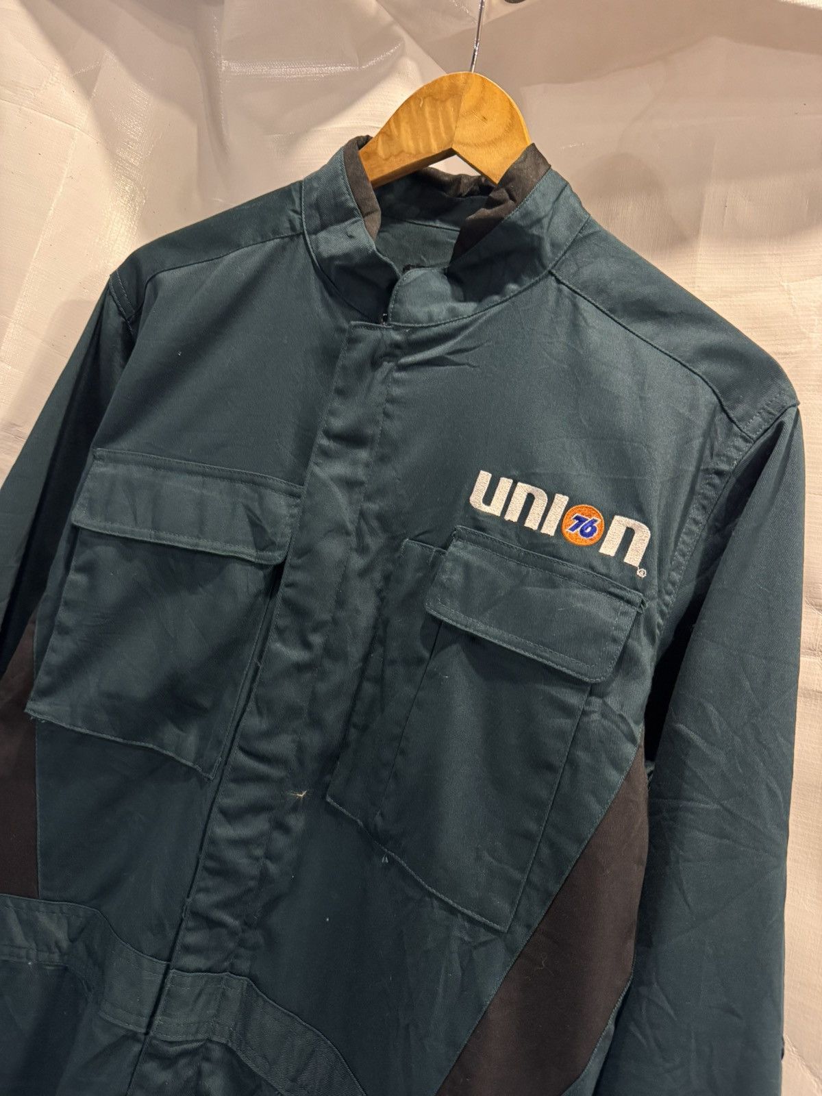 Japanese Brand Vintage Union 76 heavy duty motor oil coverall Size US M / EU 48-50 / 2 - 1 Thumbnail