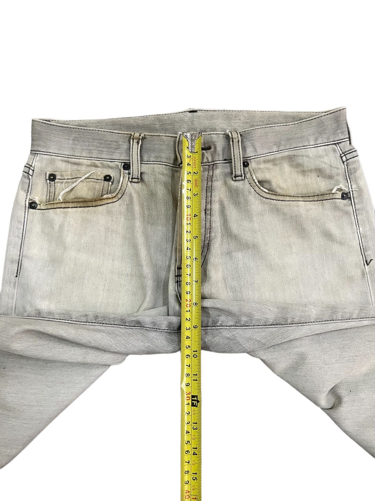 Undercover × Uniqlo Vintage Japanese Brand Uniqlo Classic Grey Straight Cut Jean Size US 31 - 14 Thumbnail