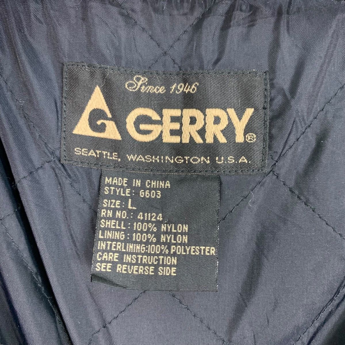 Japanese Brand GERRY Yellow Outdoor Jacket #1109-C50 Size US L / EU 52-54 / 3 - 16 Thumbnail