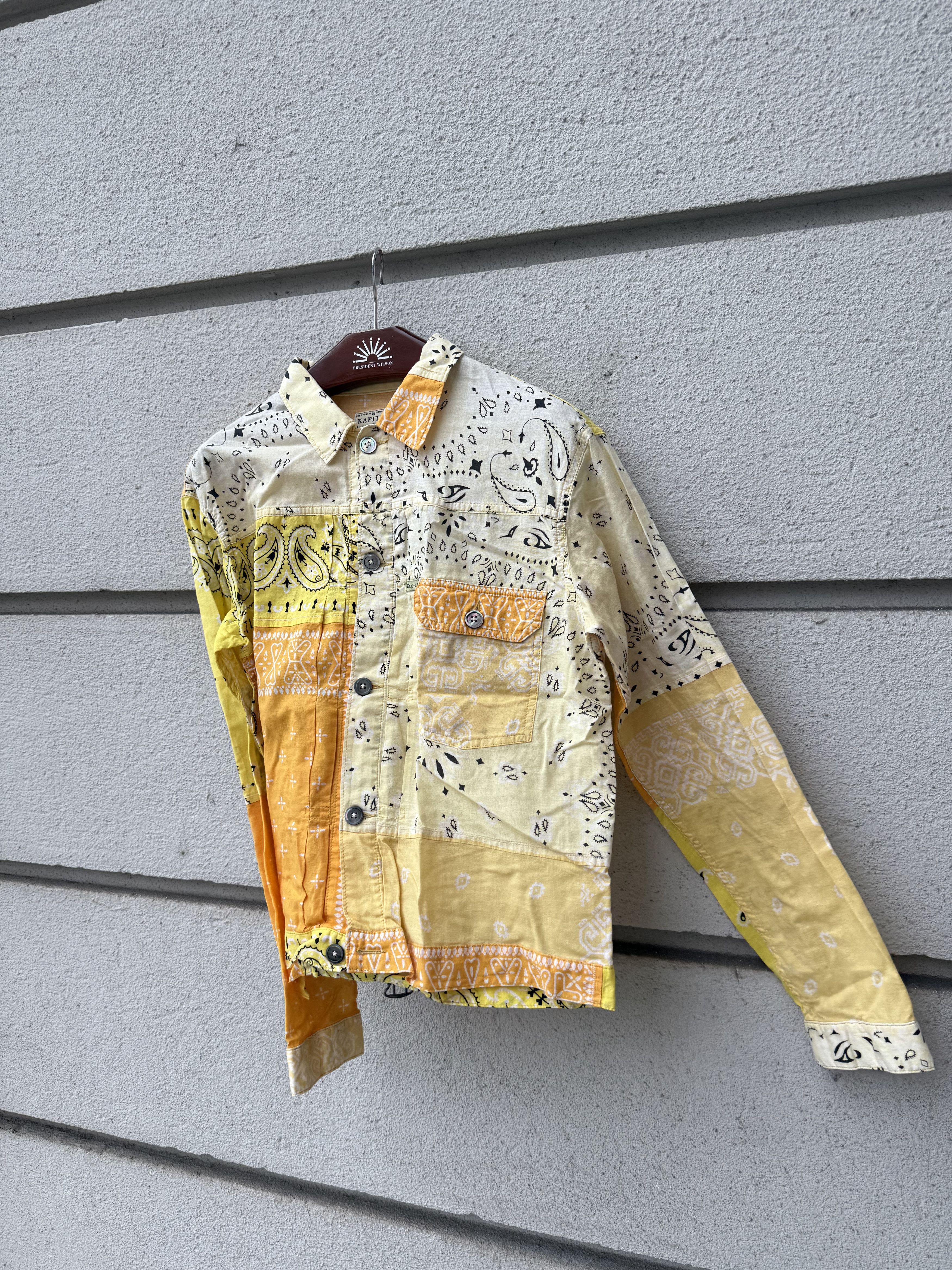 Kapital Kapital Yellow Bandana shirt Size US M / EU 48-50 / 2 - 2 Thumbnail
