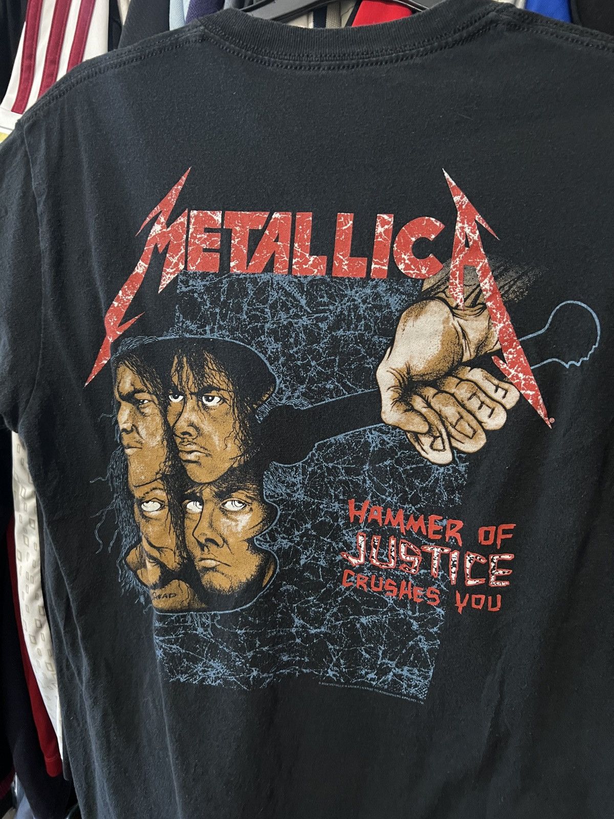 Band Tees × Vintage 1994/2008 VINTAGE METALLICA AND JUSTICE FOR ALL AOP BAND Size US S / EU 44-46 / 1 - 10 Thumbnail