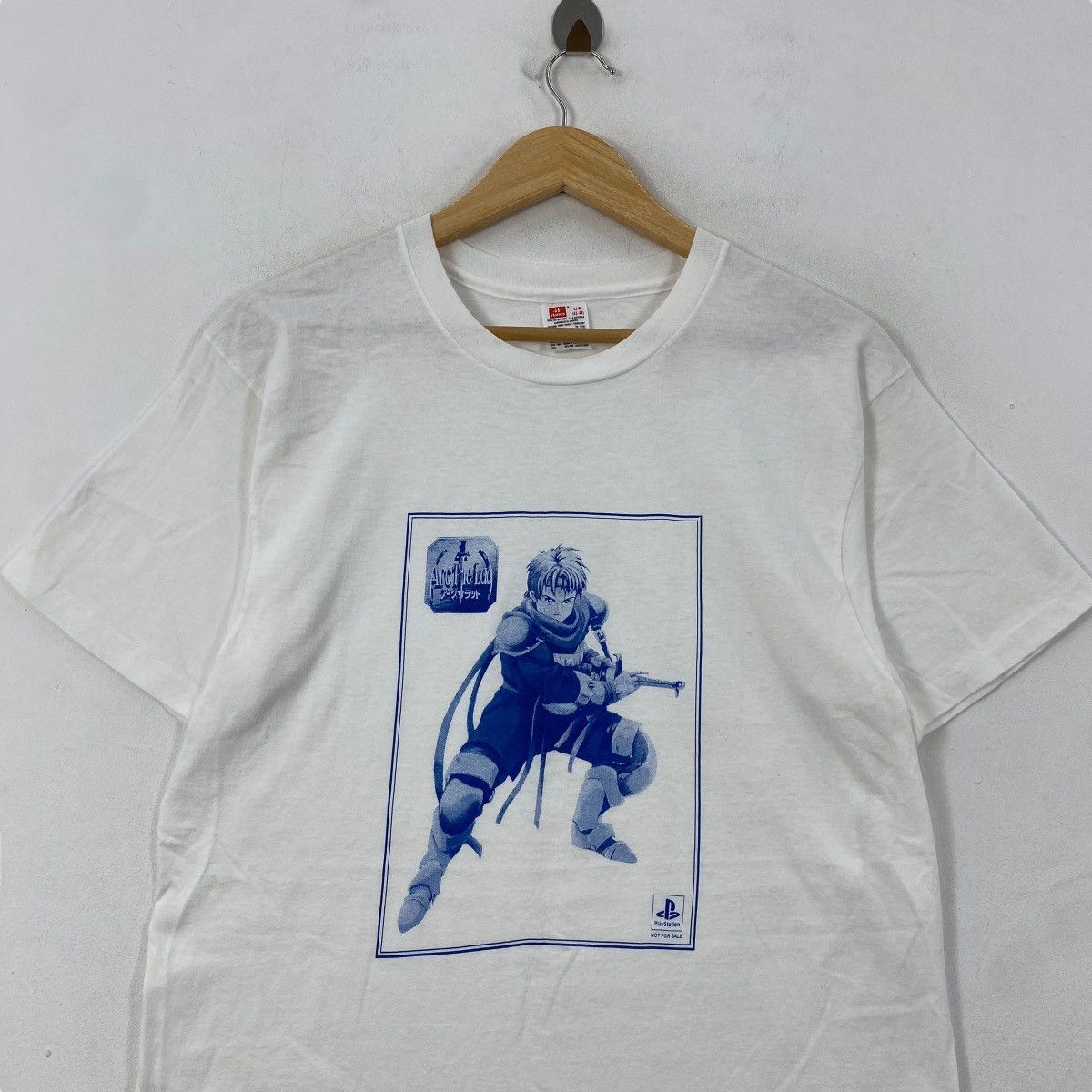 Playstation × Vintage Vintage 90's ARC THE LAD Playstation RPG Game Promo Tee Size US L / EU 52-54 / 3 - 2 Thumbnail