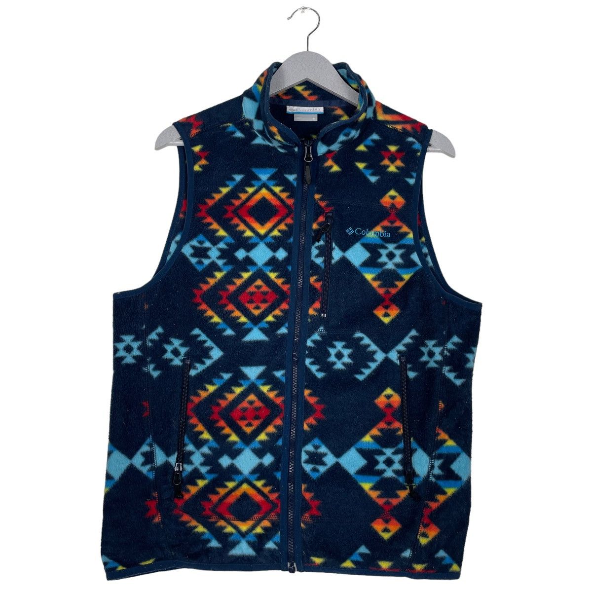Japanese Brand × Native 💥NATIVE COLUMBIA MICRO FLEECE ZIPPER VEST Size US M / EU 48-50 / 2 - 1 Thumbnail