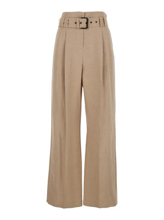 Eleventy ELEVENTY Women Straight Pants K85PANK02TES0K04804 Beige Size 27" / US 4 / IT 40 - 1 Thumbnail