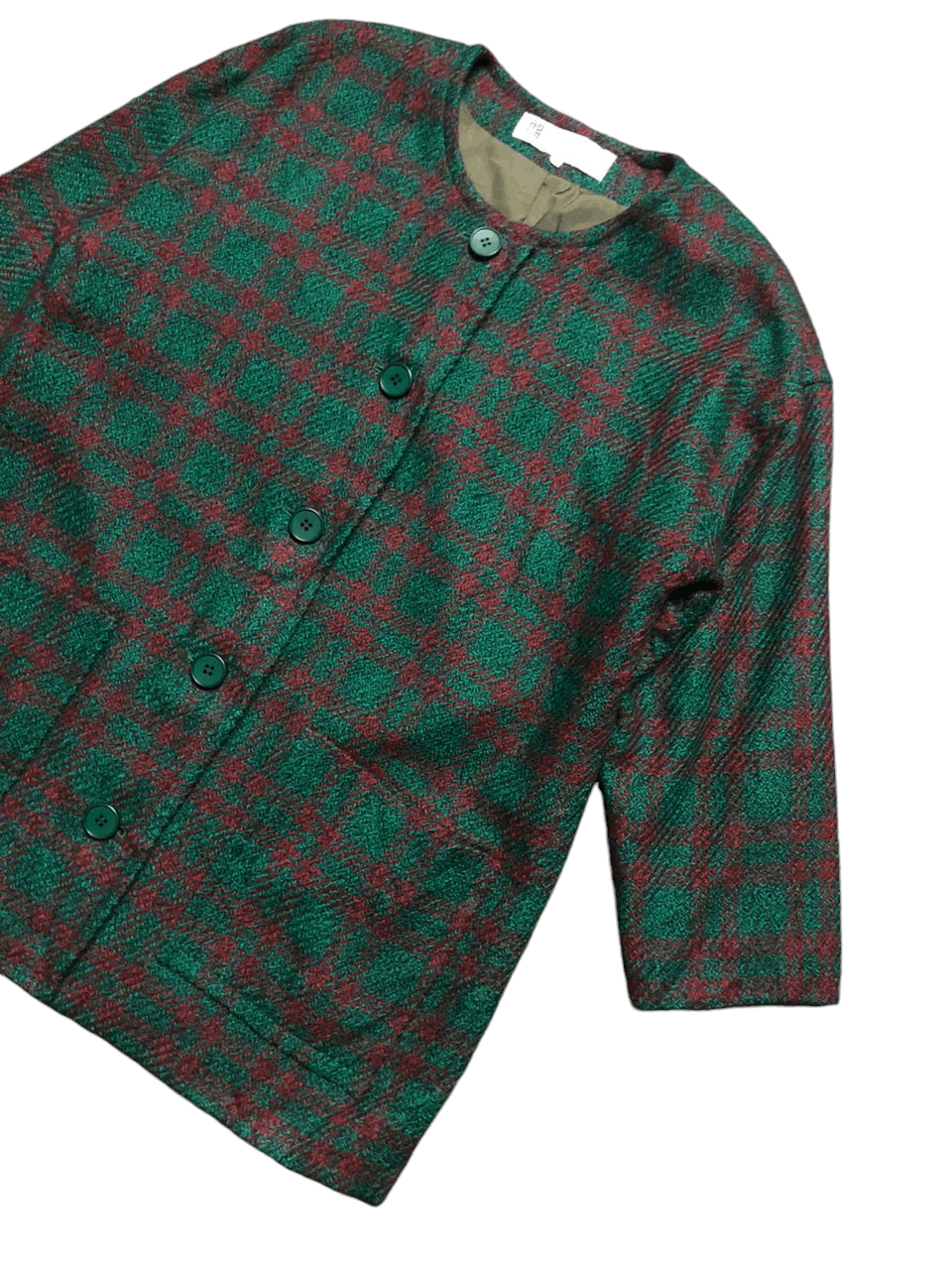 Givenchy × Vintage 💥Vintage Givenchy Glamour Plaid Coat Jacket Size L / US 10 / IT 46 - 6 Thumbnail