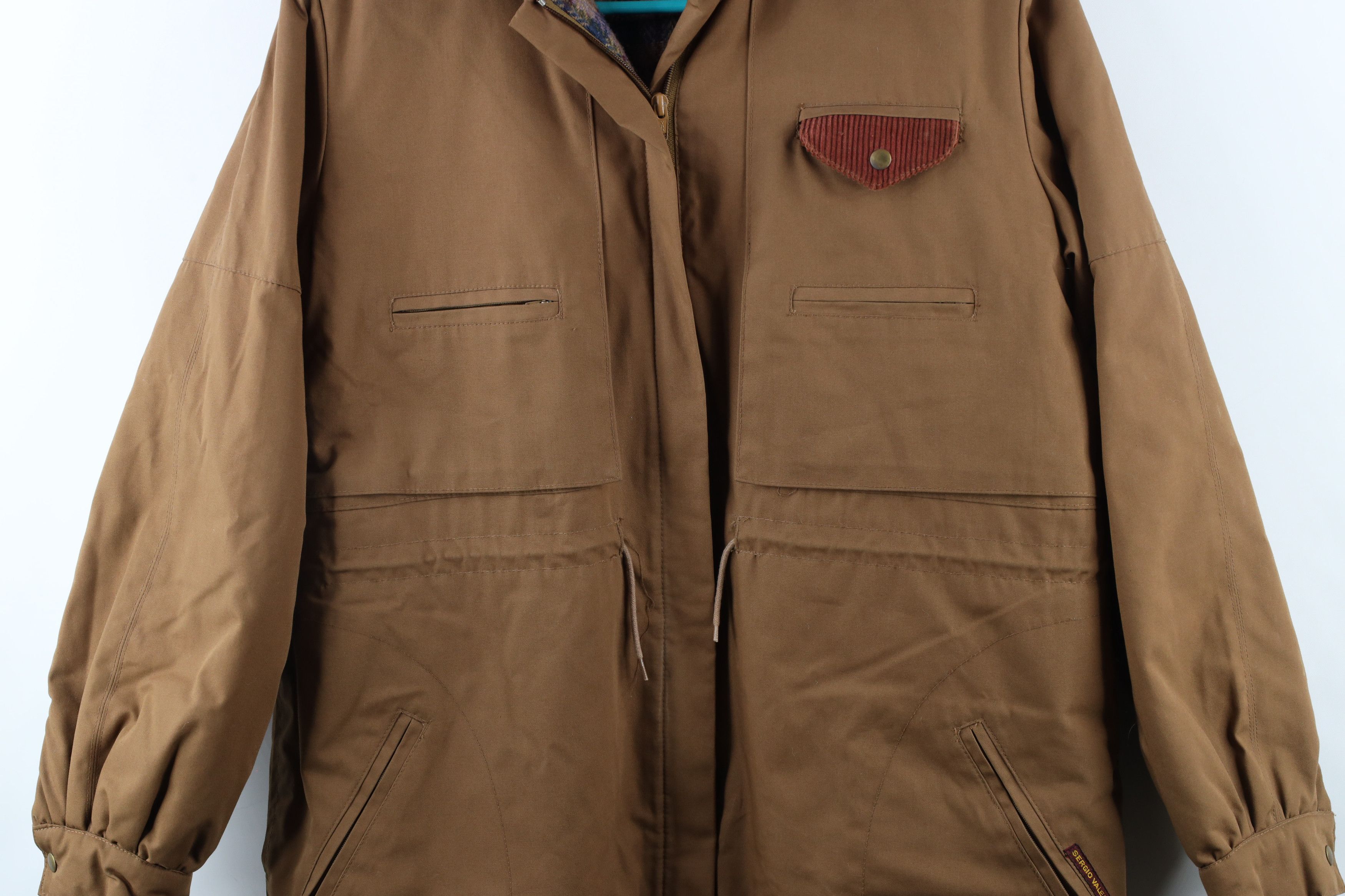 Vintage Vintage 80s 90s Streetwear Collar Lined Parka Jacket Size US L / EU 52-54 / 3 - 3 Thumbnail