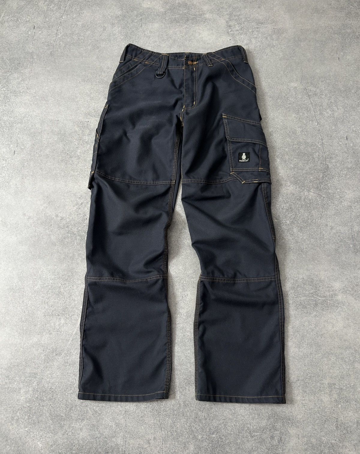 Vintage Mascot Blue Worker Cargo pants size S mens Size US 31 - 1 Thumbnail