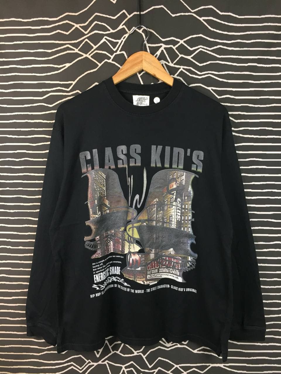 Japanese Brand Class Kid's Japanese Streetwear Long Sleeve Tee Size US L / EU 52-54 / 3 - 1 Thumbnail