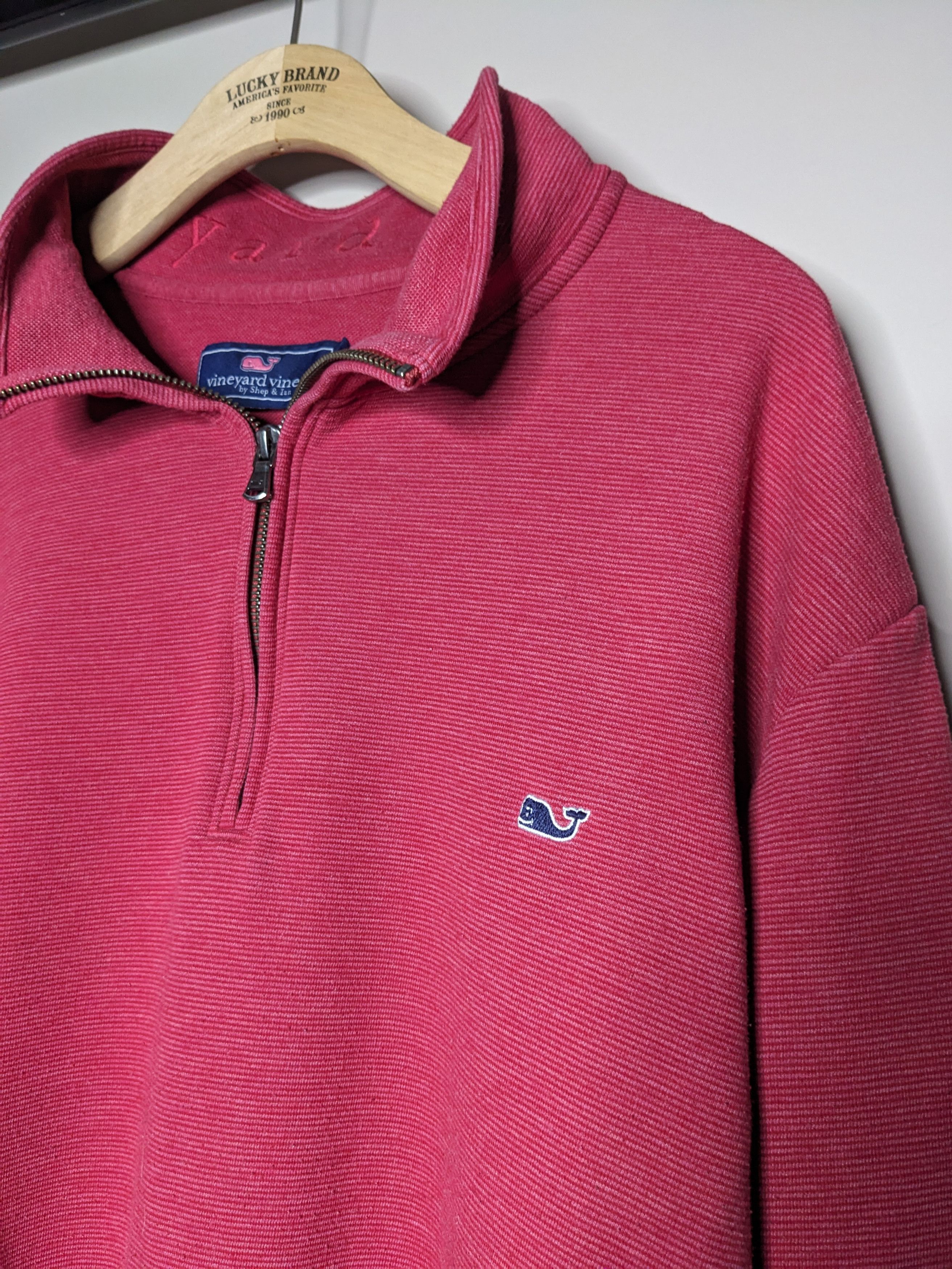 Vineyard Vines Vineyard Vines Saltwater Quarter Zip Size 3XB Sailor Red Size US XXL / EU 58 / 5 - 1 Thumbnail