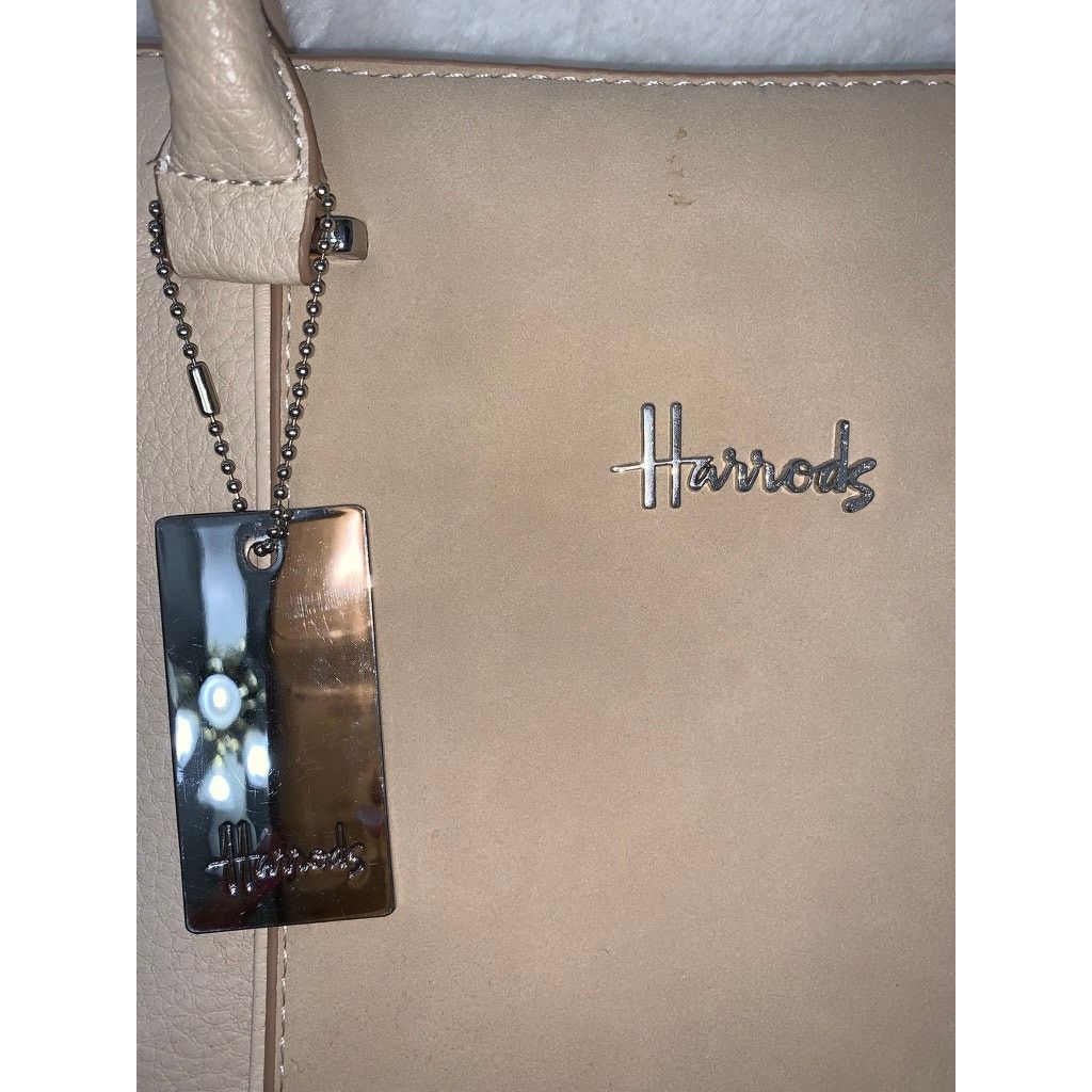 Harrods Harrods Women's Beige Tote Bag Medium Size ONE SIZE - 2 Thumbnail
