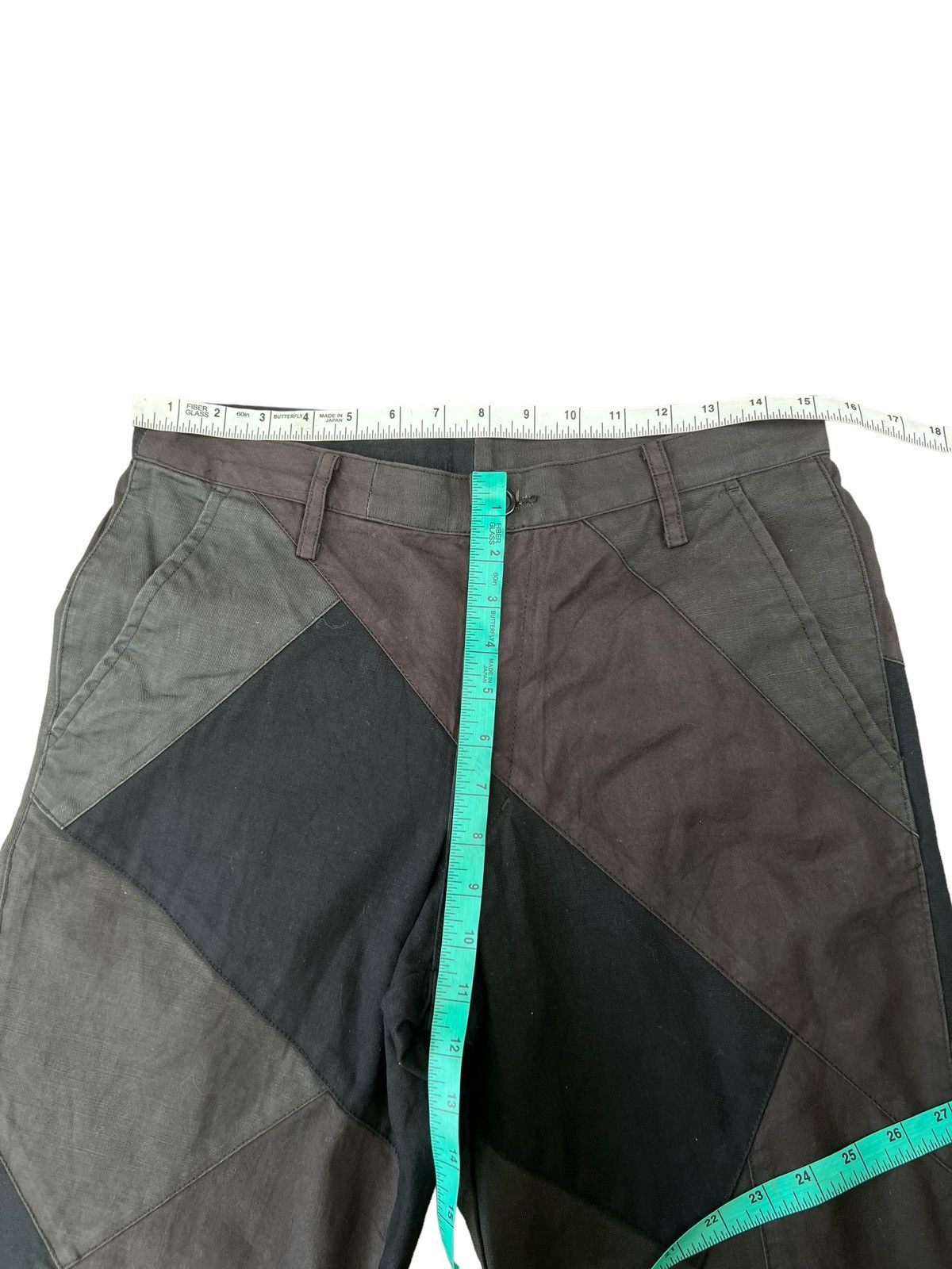 The Viridi-anne VIRUS Japan Multiple Patchwork Waxed Chinos Trouser Pant Size US 30 / EU 46 - 3 Thumbnail