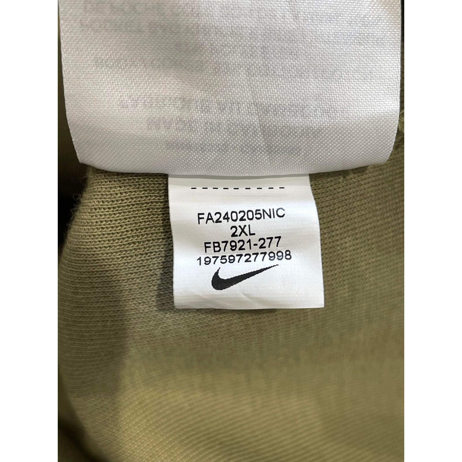 Nike Nike Tech Olive Zip Up Size US XXL / EU 58 / 5 - 6 Thumbnail