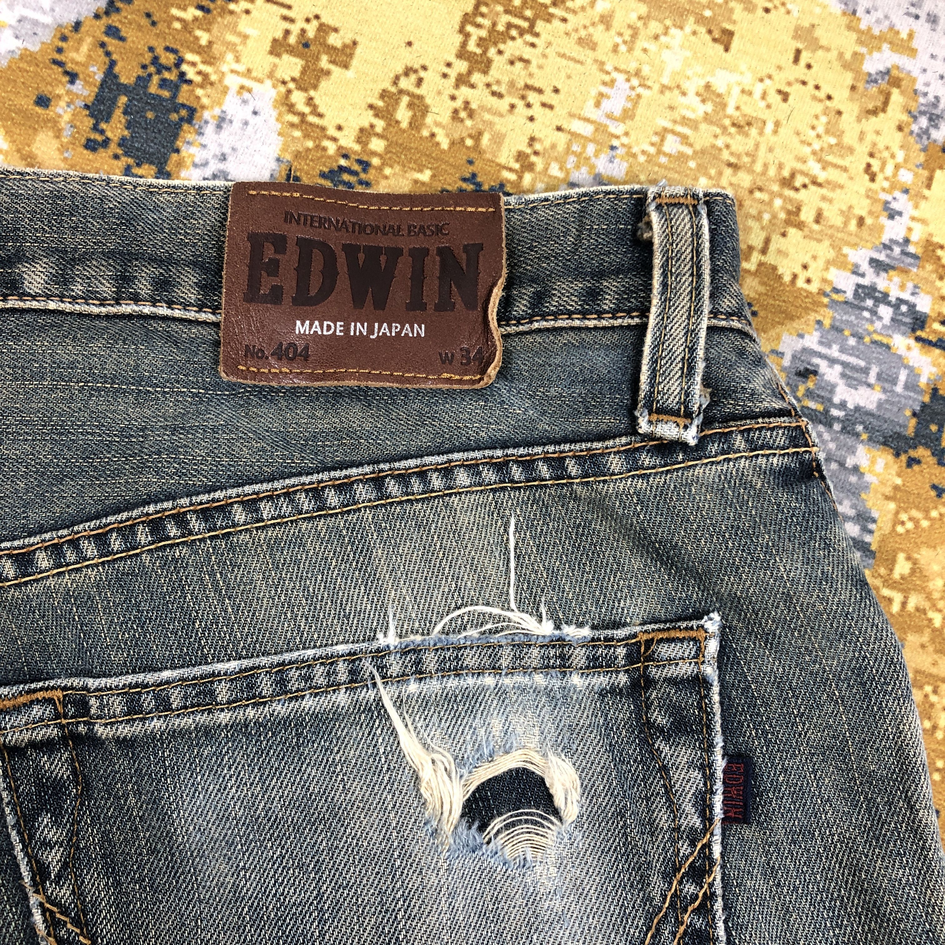 Edwin × Vintage Vintage Edwin 404 Jeans 37 x 29 L1266 Size US 37 - 9 Thumbnail