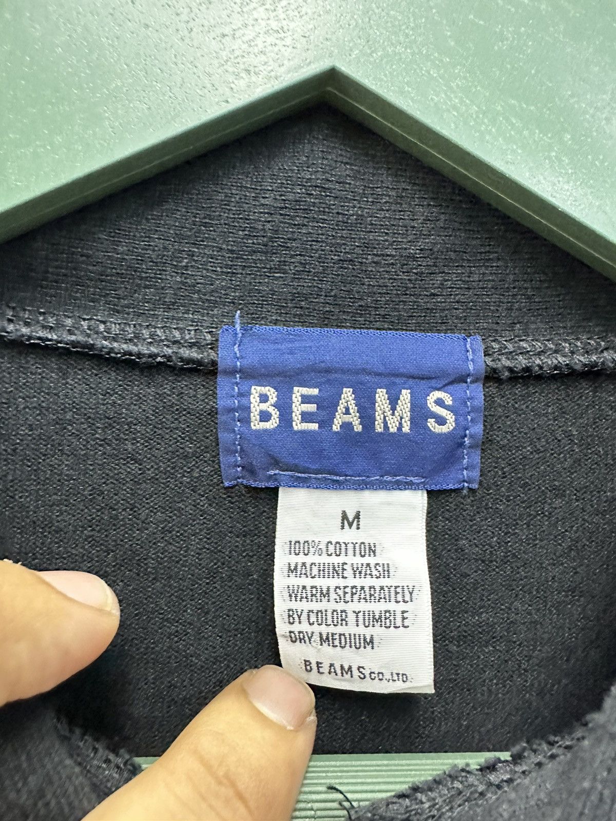 Beams Plus × Vintage Beams Zipper Knitwear Shirt MJ31 Size US S / EU 44-46 / 1 - 5 Thumbnail